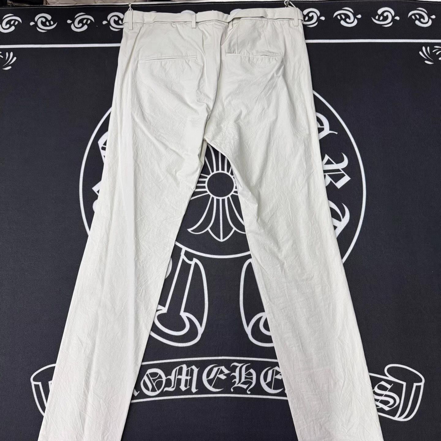 Jil Sander JIL SANDER White Quick-Drying Belted Trousers Q10 Size US 36 / EU 52 - 2 Thumbnail