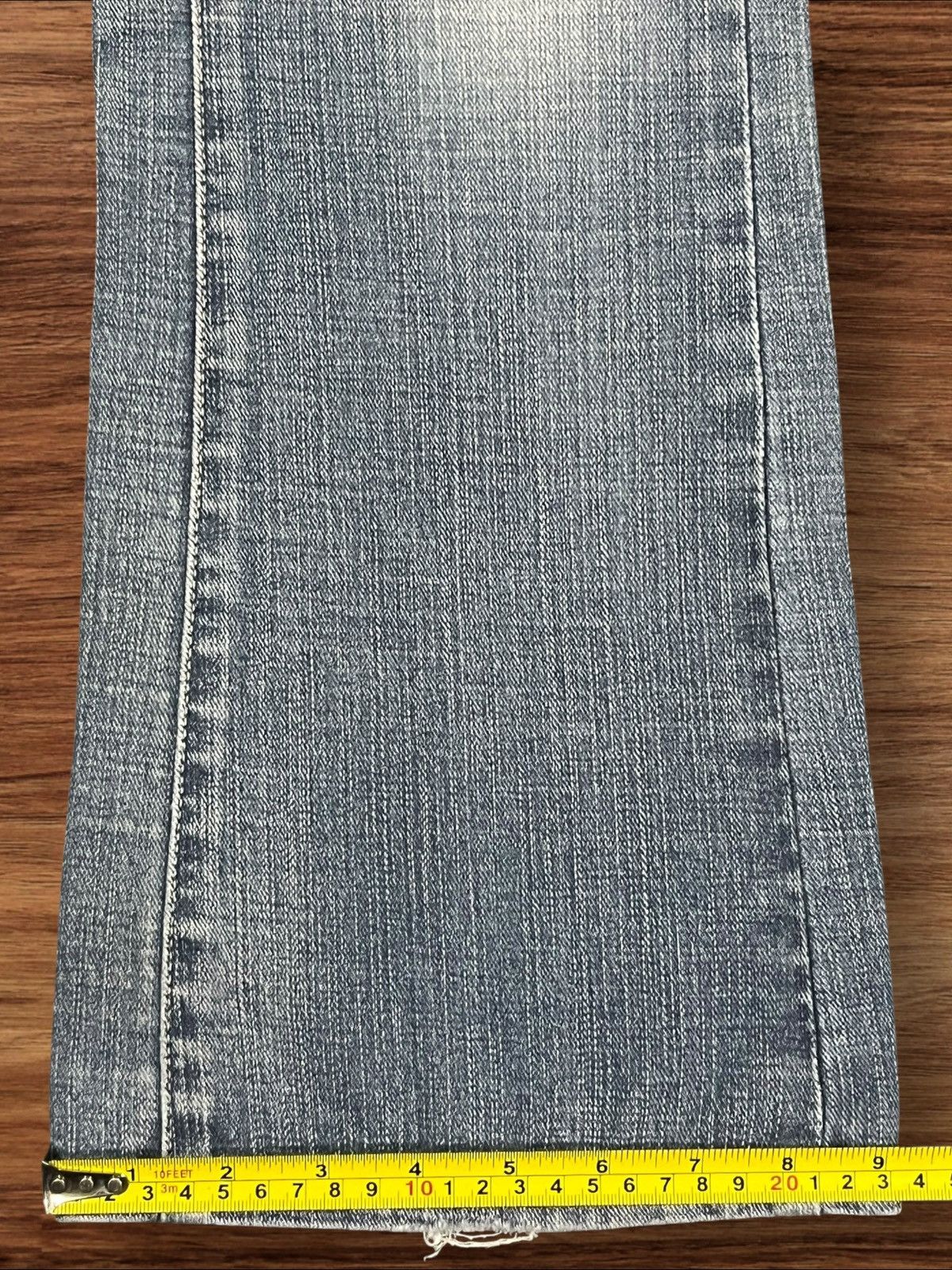 Edwin × Japanese Brand Vintage Japanese Brand Edwin Venus Blue Washed Flare Jeans Size 28" / US 6 / IT 42 - 17 Thumbnail
