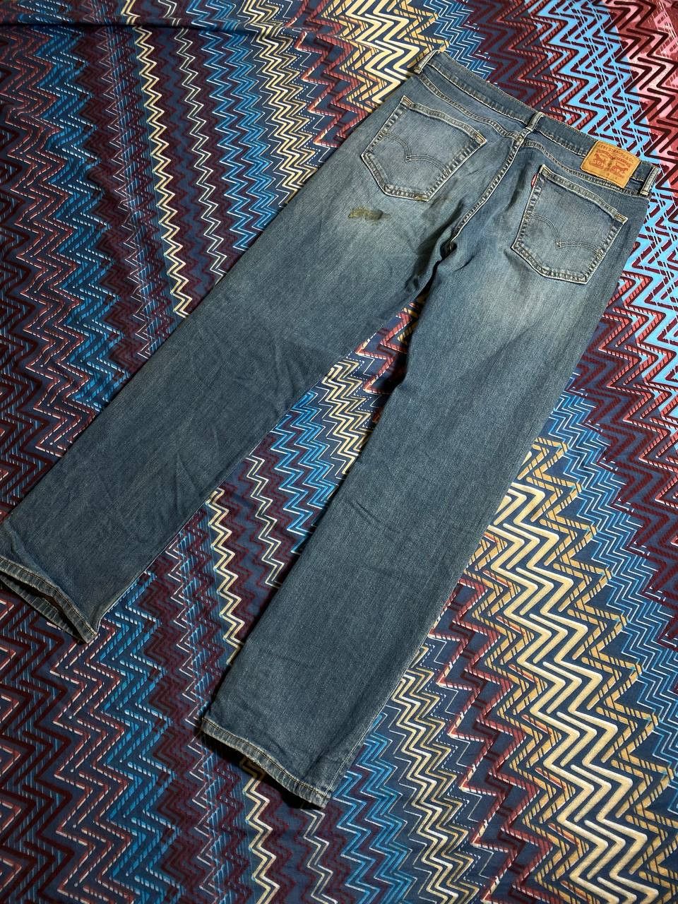 Levi's blue jeans pants Levi's w34 Y2K vintage streetwear Size US 34 / EU 50 - 21 Thumbnail