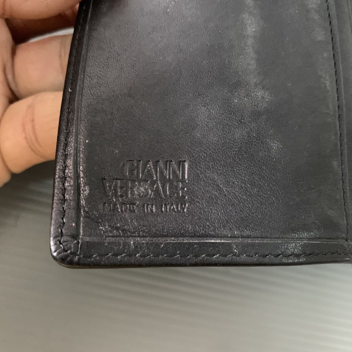 Versace Gianni Versace Black Leather Wallet Size ONE SIZE - 9 Thumbnail