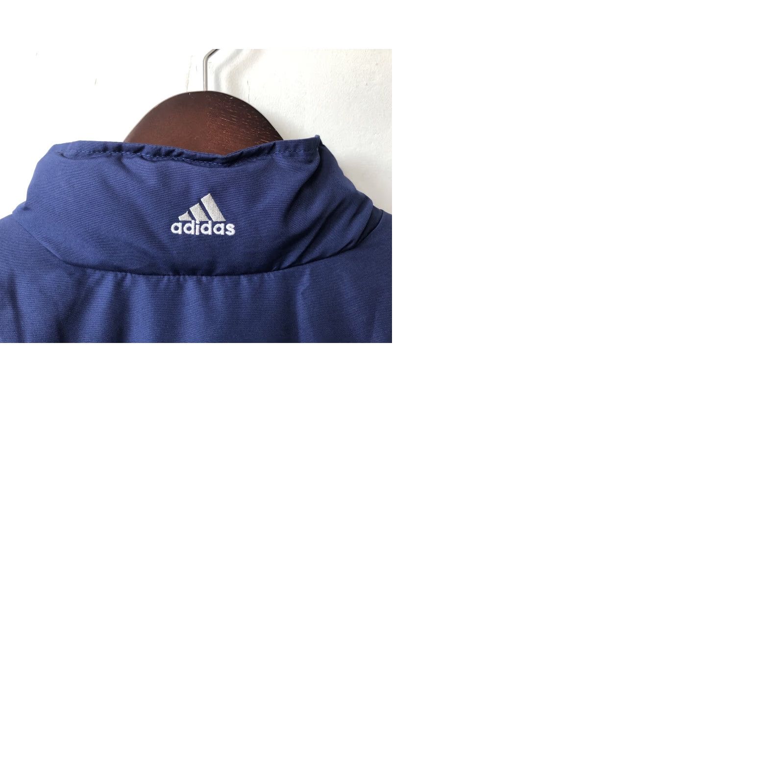 Adidas VINTAGE adidas climawarm Jacket Coat Down Filled Mens L NWT 1998 NOS Blue Wool? (Wait) Size US L / EU 52-54 / 3 - 9 Thumbnail