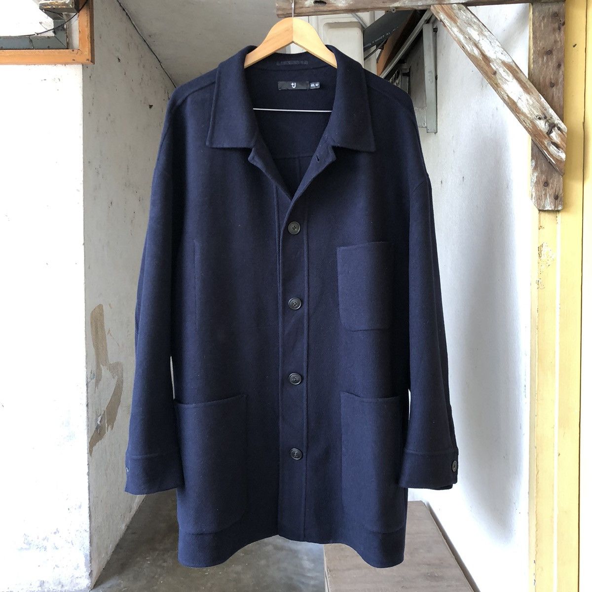 Jil Sander Nice Piece🔥 Jil Sander x Uniqlo Wool Button Jacket Size US XXL / EU 58 / 5 - 1 Thumbnail