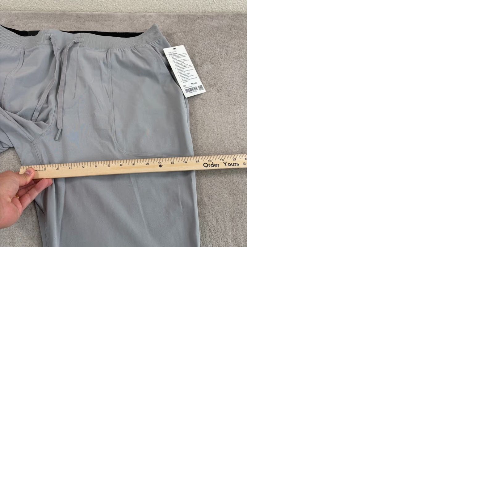 Lululemon Lululemon ABC Warpstreme Performance Joggers in Silver Drop Men 2XL NWT Gray Size US 39 - 9 Thumbnail
