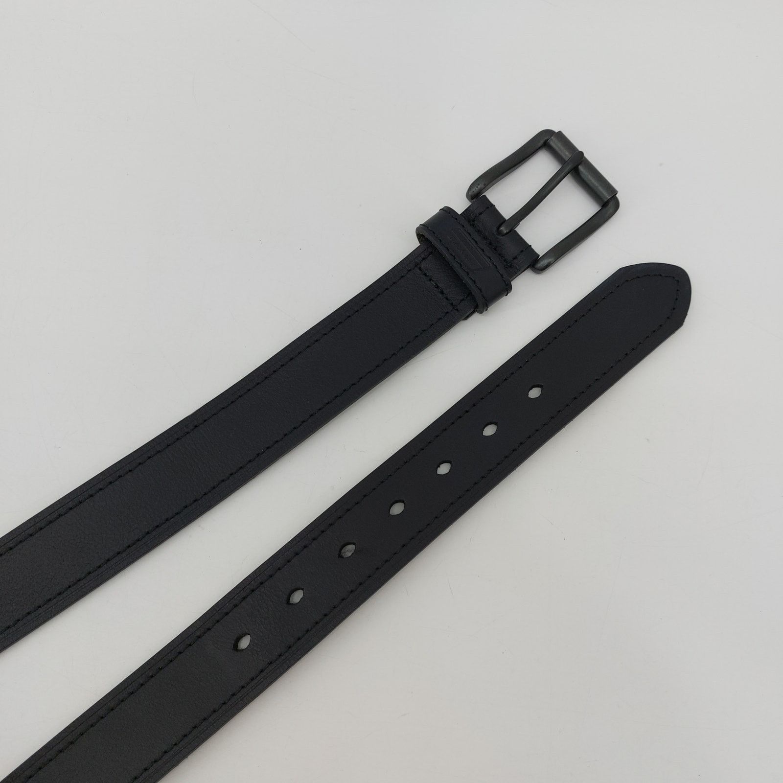 Dickies Dickies Black Men's Leather Belt Size 36 Workwear Streetwear Size 36 - 8 Thumbnail