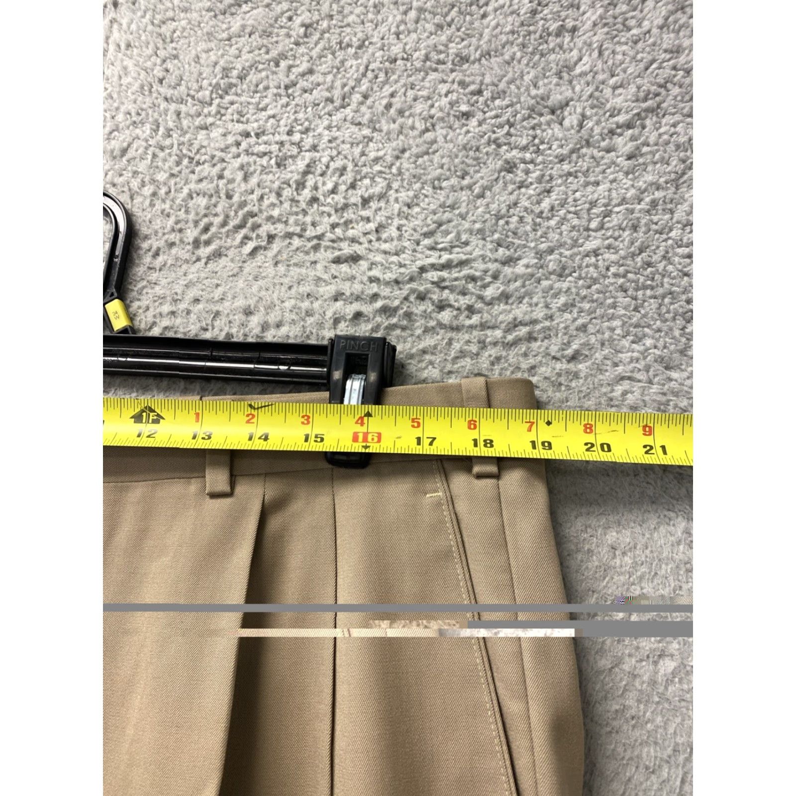 Nordstrom Nordstrom Dress Pants Khaki 38x35 Wool Pleated Slacks Men Pant Straight 100% Wool Regular Big & Tall Dress Pants Womens? Size US 38 / EU 54 - 3 Thumbnail
