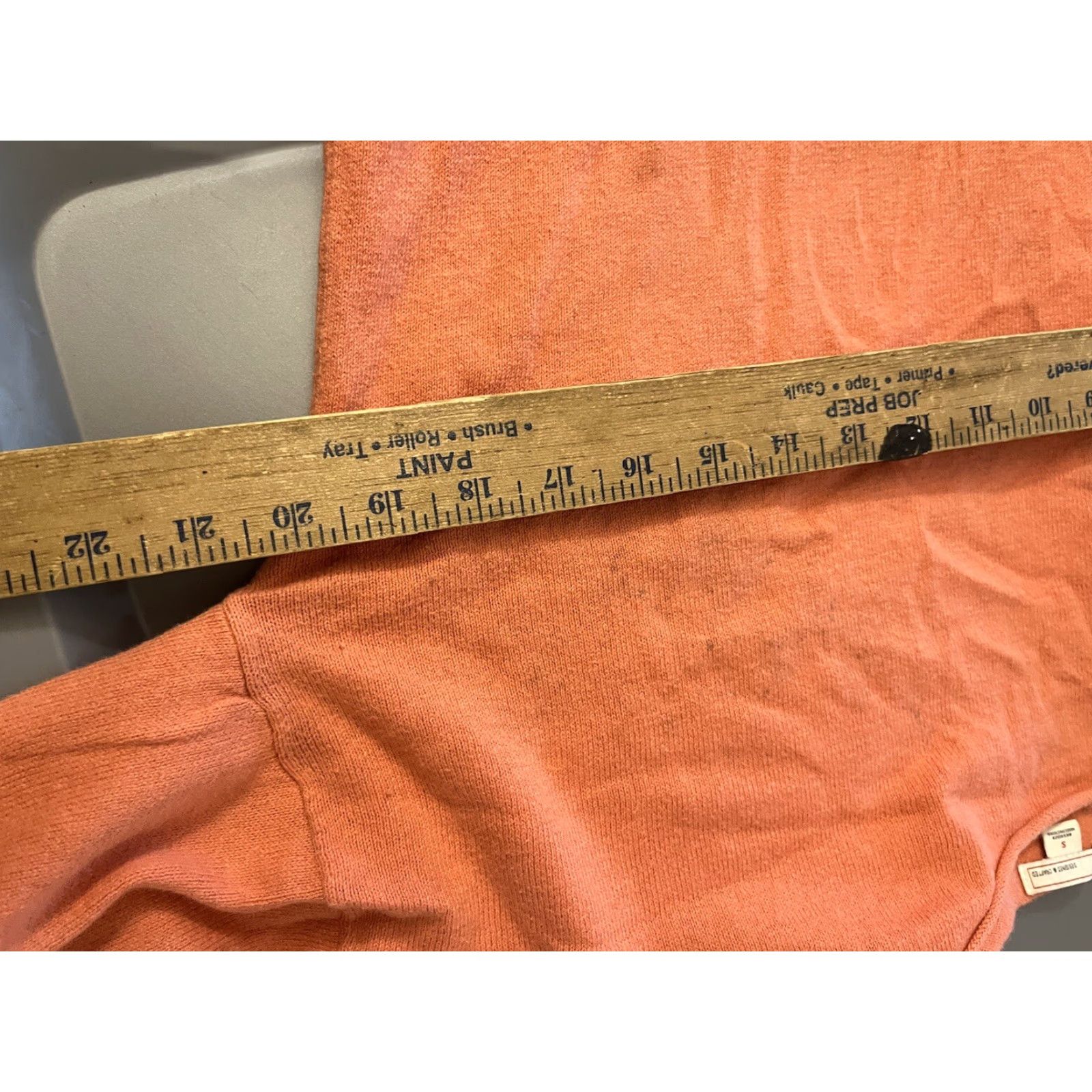 Gap Gap Shirt Women Size Small Orange Long Sleeve Round Neck T-Shirt Womens Size S / US 4 / IT 40 - 5 Thumbnail