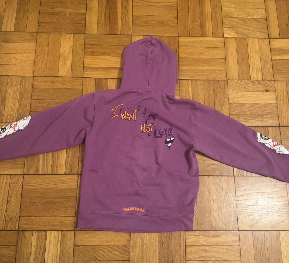Chrome Hearts Matty Boy Chrome Hearts “I Want More, Not Less” Hoodie Size US M / EU 48-50 / 2 - 4 Thumbnail