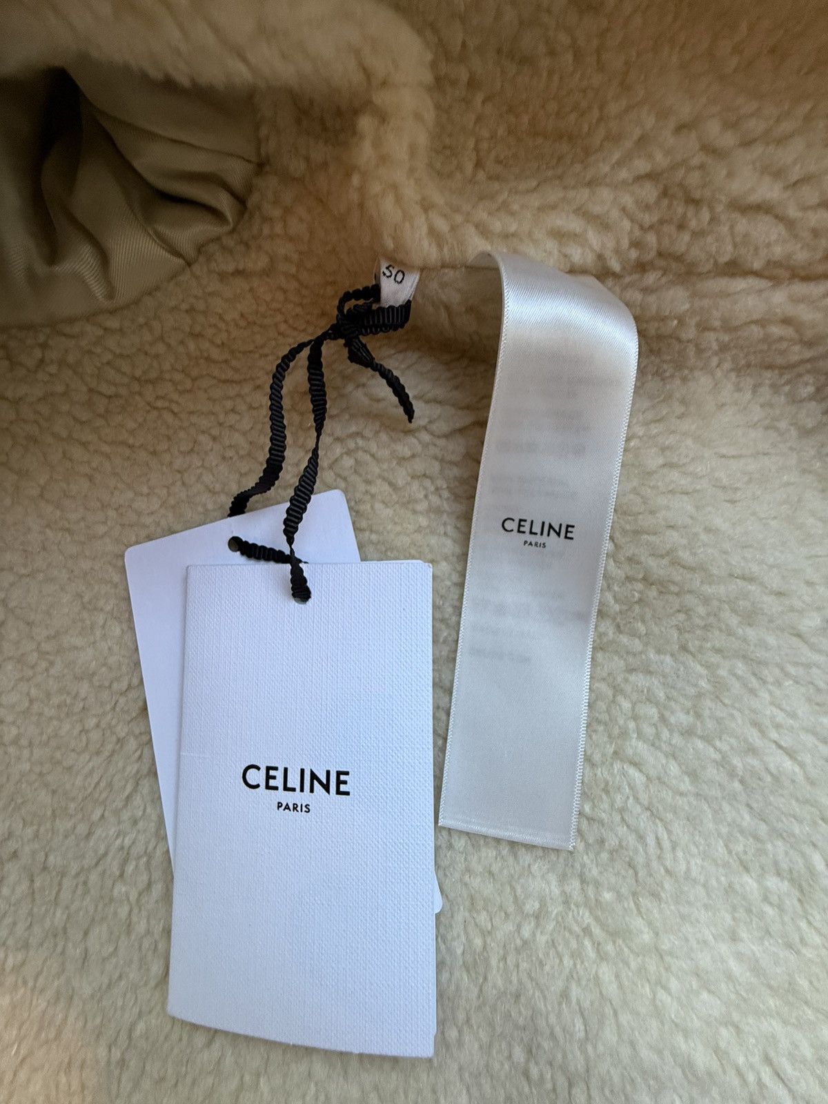 Celine $2.5k Celine coaches jacket C logo shearling lined jacket 50 Size US L / EU 52-54 / 3 - 24 Thumbnail
