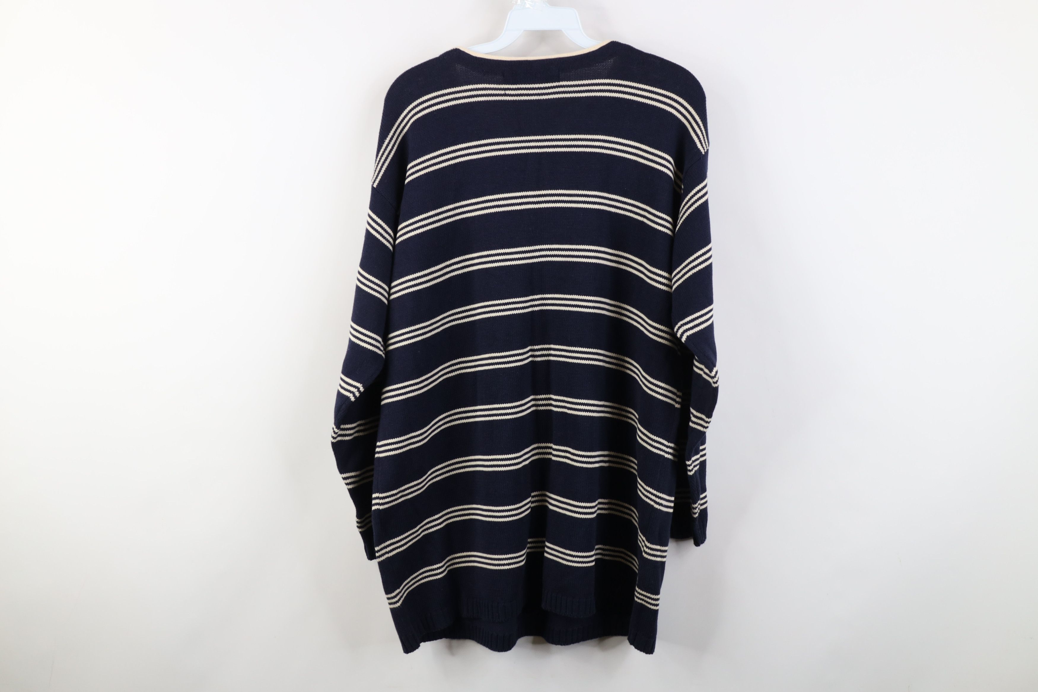 Vintage Deadstock Vintage 90s Streetwear Marled Knit Henley Sweater Size US L / EU 52-54 / 3 - 10 Thumbnail