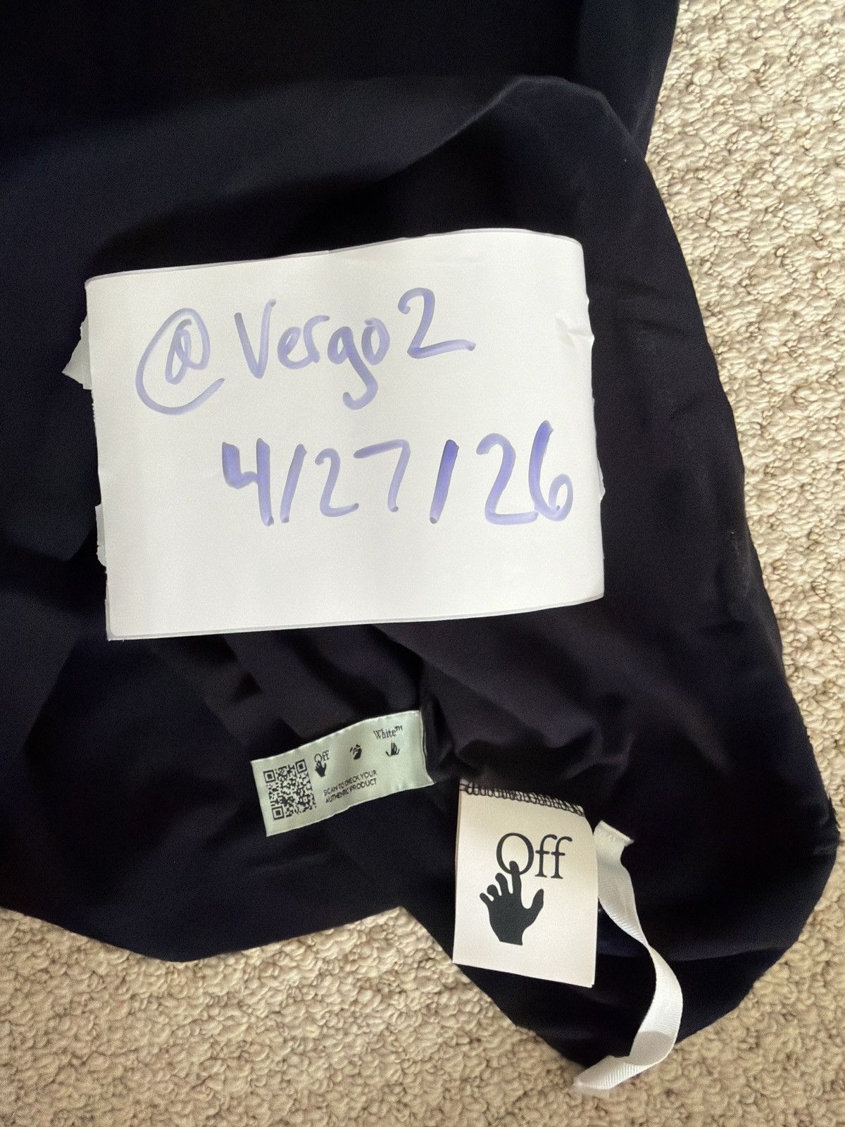 Off-White Off White Marker Long Sleeve Size US M / EU 48-50 / 2 - 5 Thumbnail