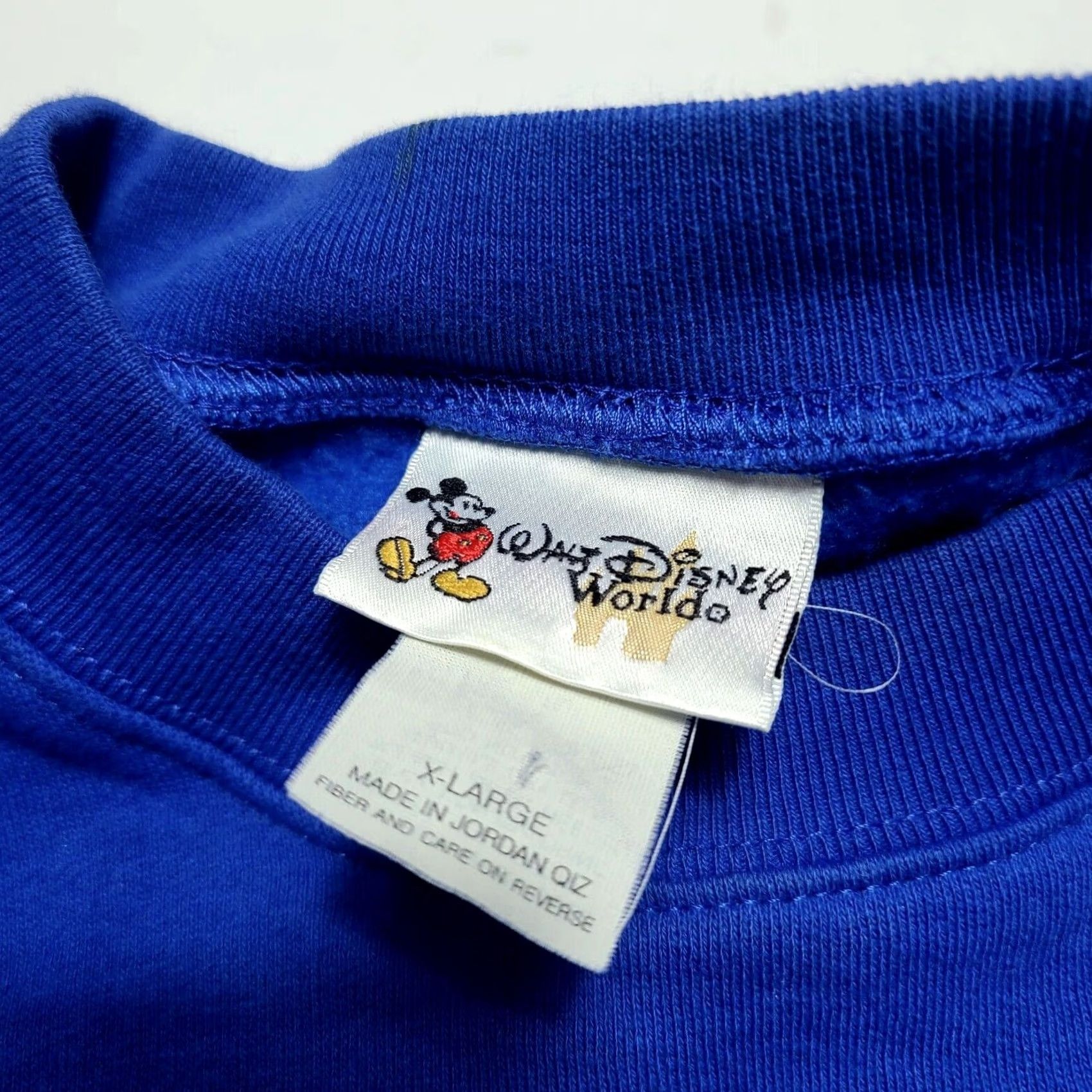 Disney VINTAGE Walt Disney World Blue Sweatshirt Men's XL Crewneck Graphic 90s Disney Theme Size US XL / EU 56 / 4 - 4 Thumbnail