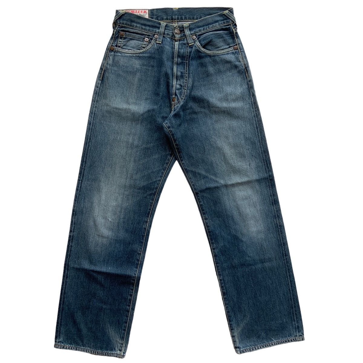 Evisu × Japanese Brand EVISU DOWLUCK EMBROIDERED SELVEDGE JEANS Size US 26 / EU 42 - 5 Thumbnail