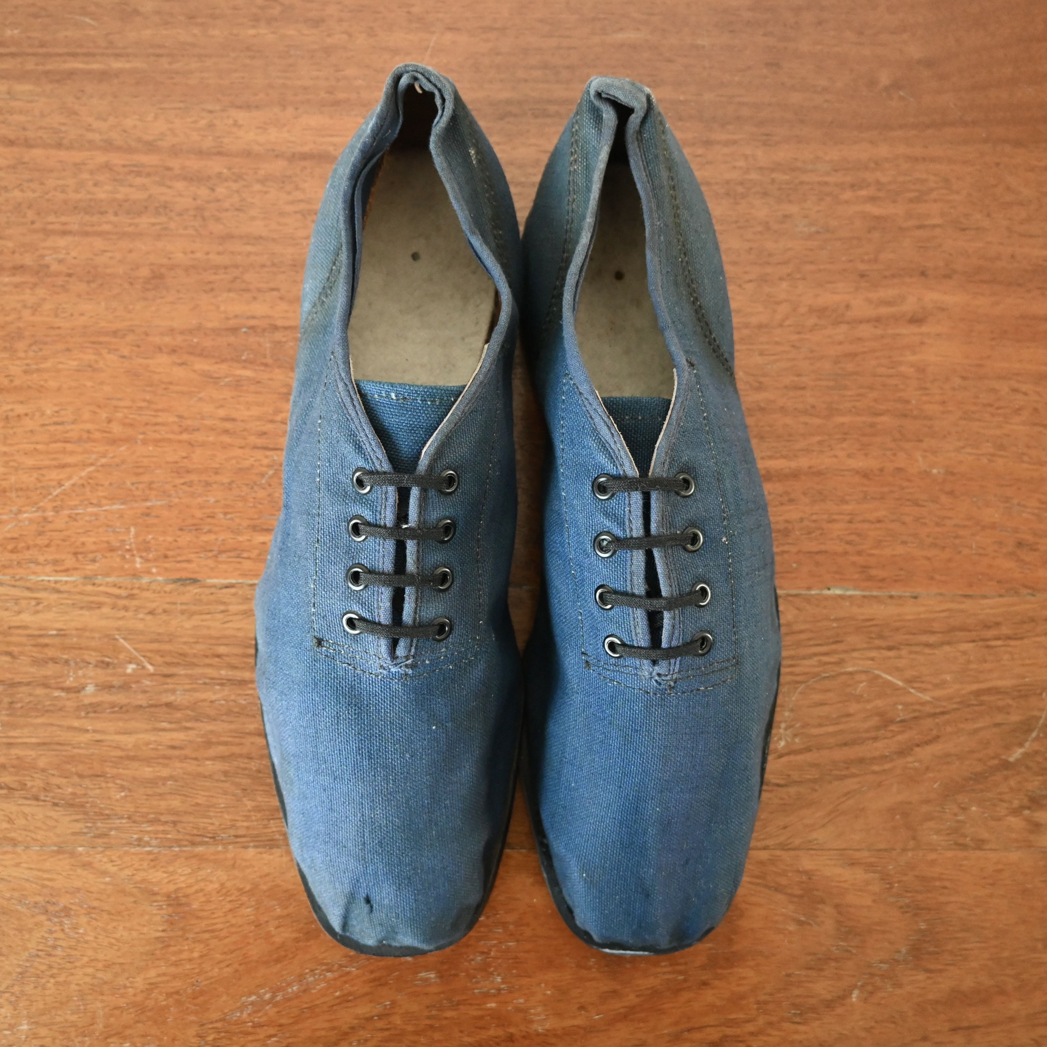 Vintage DEADSTOCK, 1920s-30s Swedish Military "gym trainer", 43 Size US 9.5 / EU 42-43 - 15 Thumbnail
