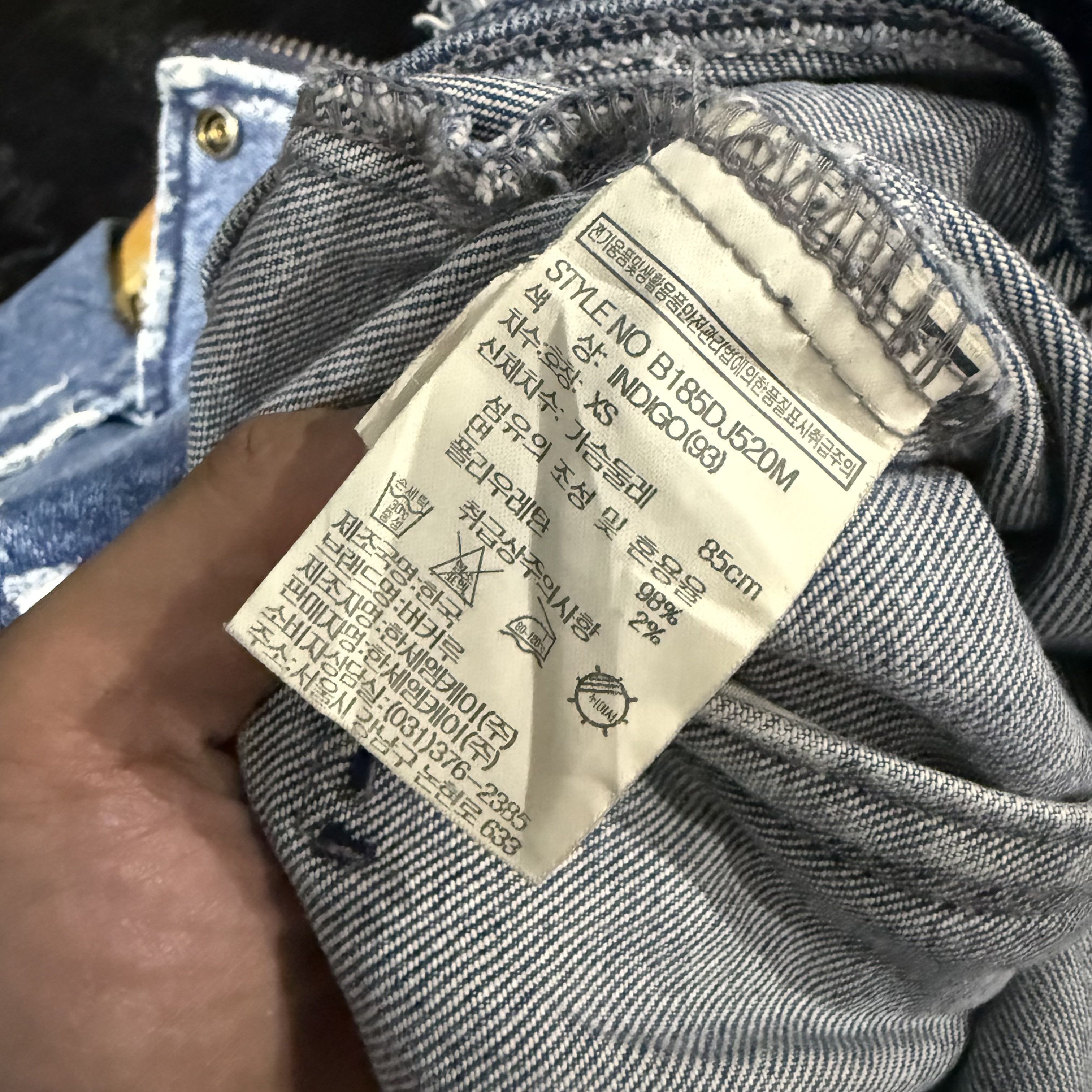Japanese Brand Buckaroo Denim Biker Jacket Size US XS / EU 42 / 0 - 7 Thumbnail
