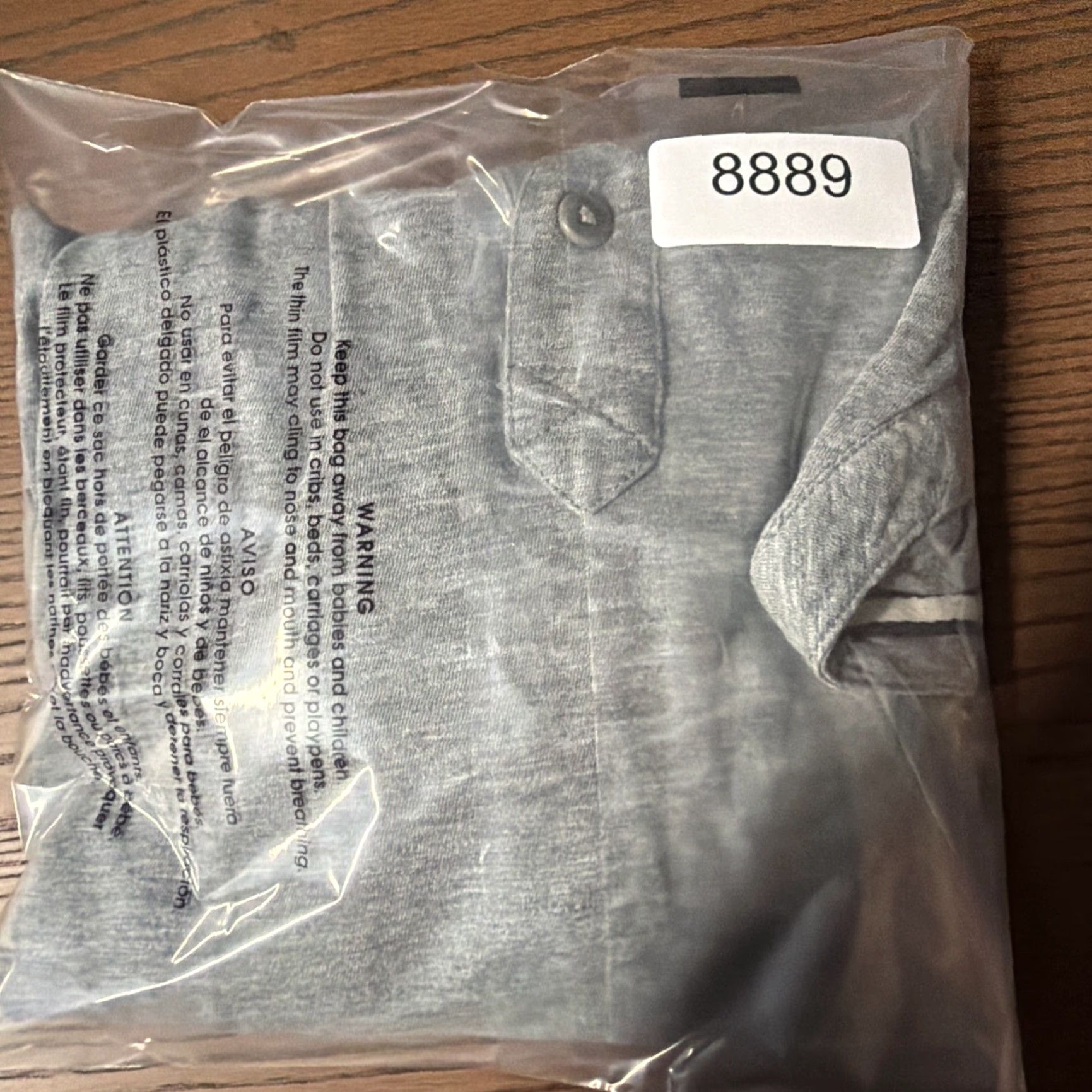 Ted Baker Ted Baker London Henley Shirt Men's Sz 3 Short Sleeve Cotton Gray Shirt Officially Polo Casual London Pattern Striped Button Collar 3 Regular Mens Size US S / EU 44-46 / 1 - 4 Thumbnail