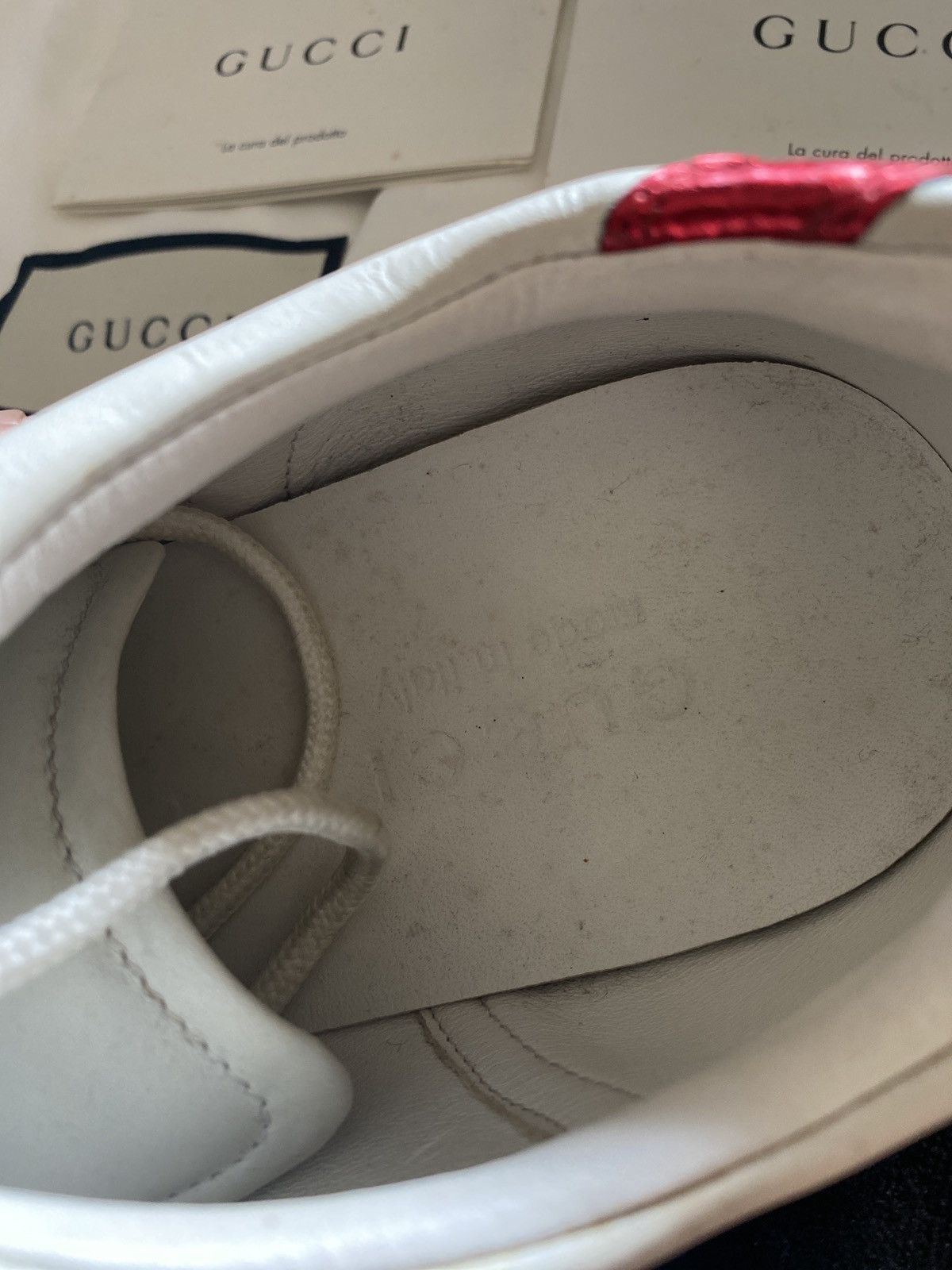 Gucci × Vintage GUCCI GG MARMONT LOW-CUT SNEAKERS Size US 9 / EU 42 - 10 Thumbnail