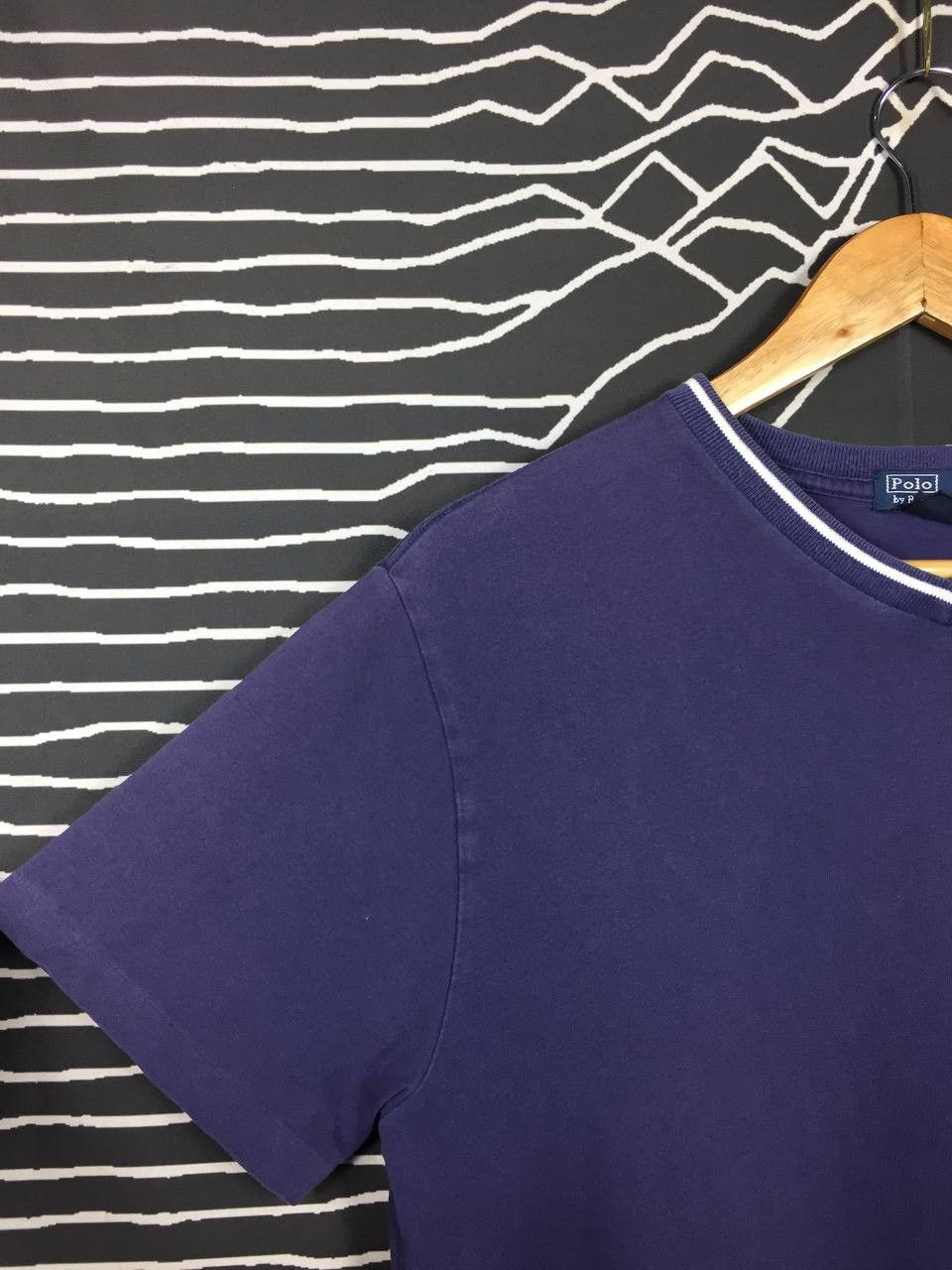 Polo Ralph Lauren × Vintage Vtg Polo Ralph Lauren Small Pony Single Stitch V-Neck Tee Size US M / EU 48-50 / 2 - 4 Thumbnail