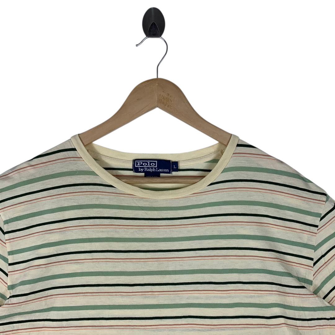 Polo Ralph Lauren Vintage Polo Ralph Lauren Striped Tee Size US L / EU 52-54 / 3 - 2 Thumbnail
