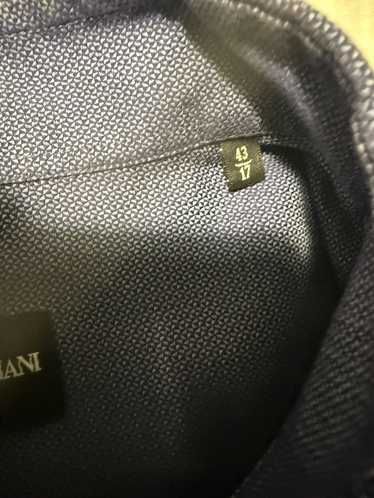 Giorgio Armani Giorgio Armani blue shirt Size US XL / EU 56 / 4 - 5 Thumbnail