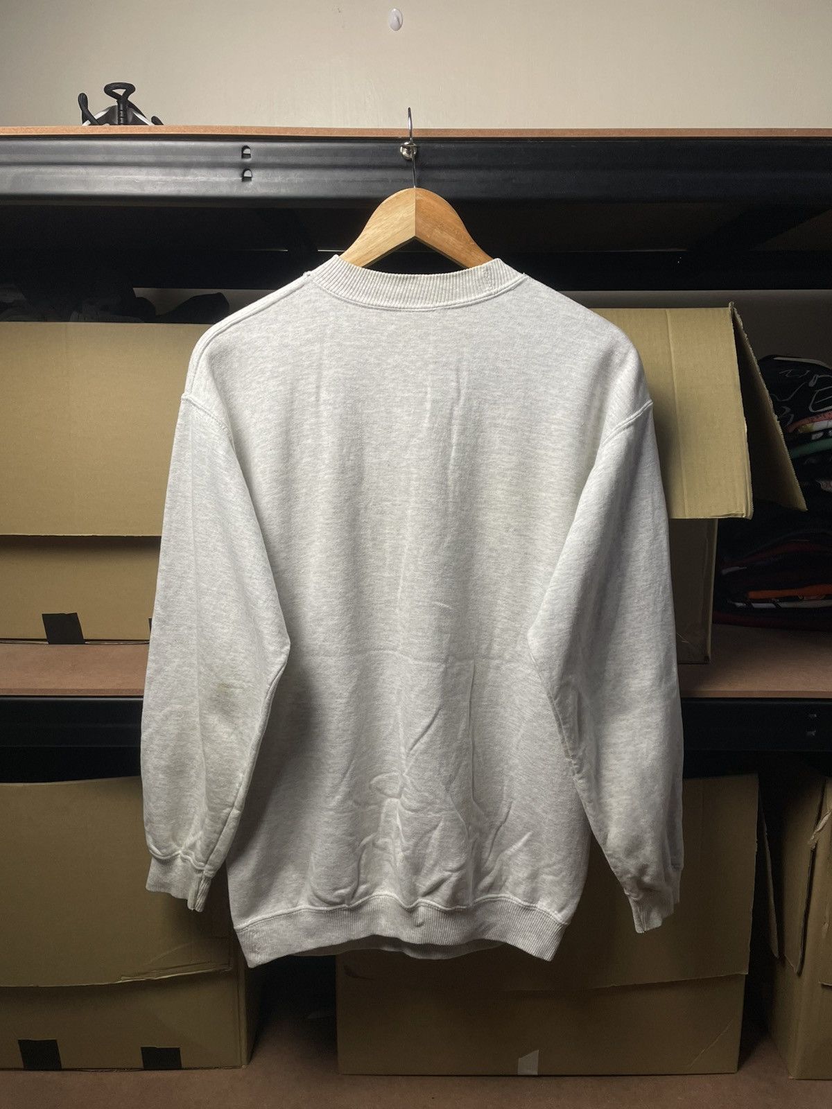 Gildan vintage heather gray crewneck sweatshirt Size US M / EU 48-50 / 2 - 7 Thumbnail