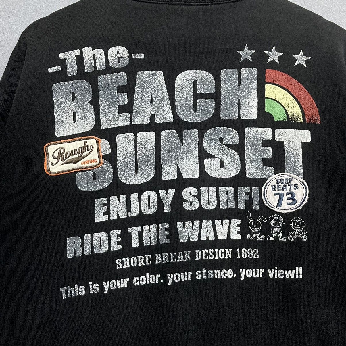 Vintage Vintage Shore Break Black Zip-Up Surf Jacket Size US L / EU 52-54 / 3 - 2 Thumbnail