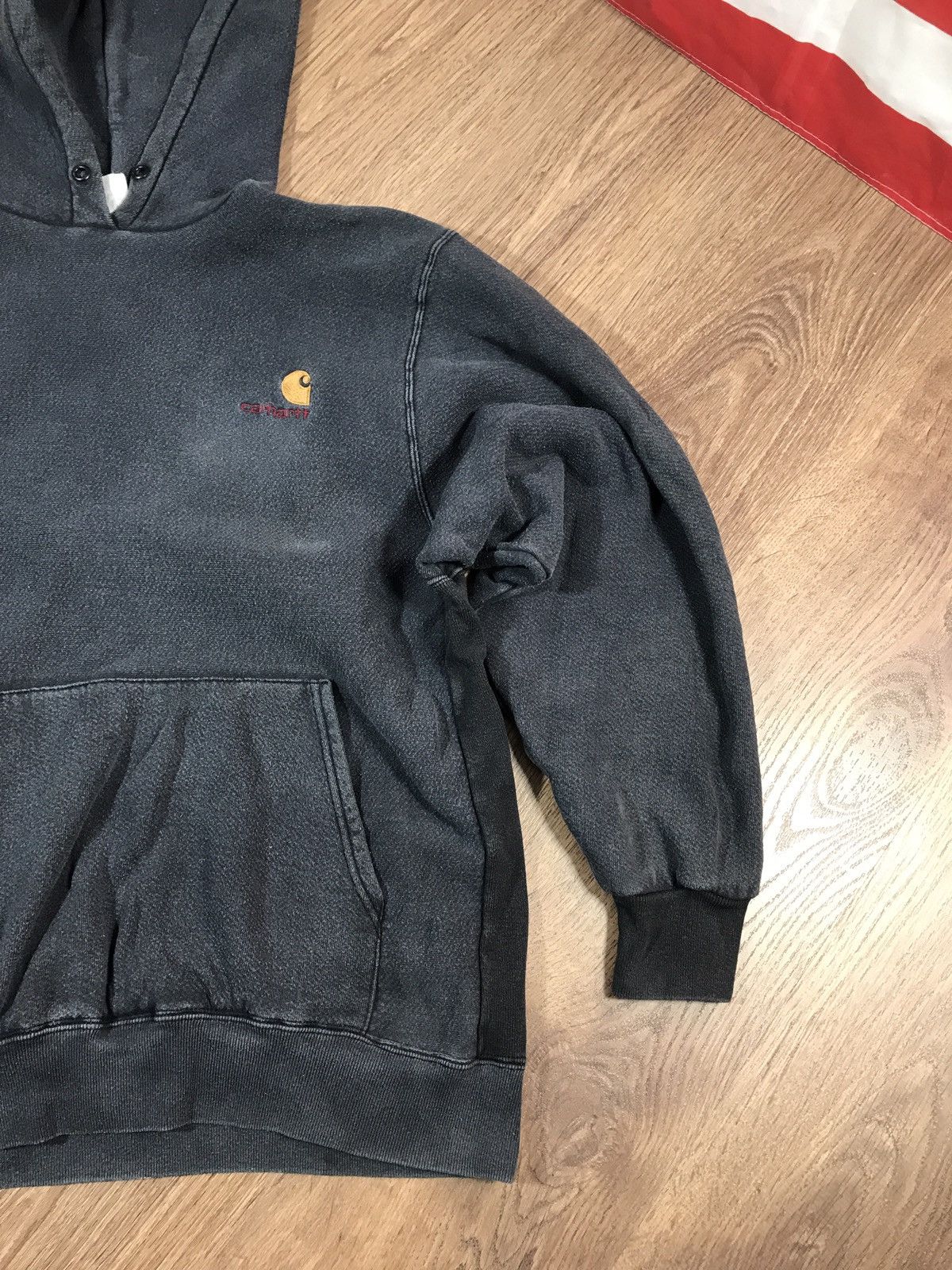 Carhartt × Vintage Vintage Carhartt Hoodie Graphite Size US M / EU 48-50 / 2 - 3 Thumbnail