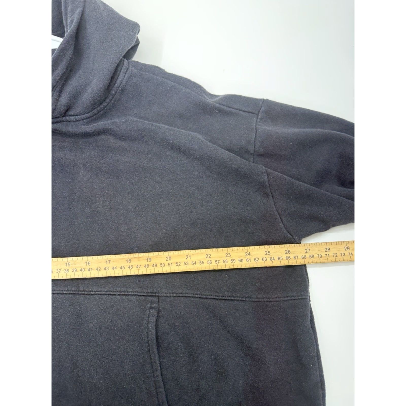 Vintage All In Motion Womens Sweatshirt XL Black Pullover Hoodie Thumb Holes Regular Fit Crew Neck Jacket? Size XL / US 12-14 / IT 48-50 - 7 Thumbnail