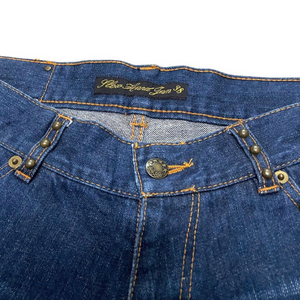 If Six Was Nine × Japanese Brand × Le Grande Bleu (L.G.B.) 🇯🇵 SUPER FLARE FLOW HAND JAM LOW RISE DENIM PANTS Size US 30 / EU 46 - 8 Thumbnail