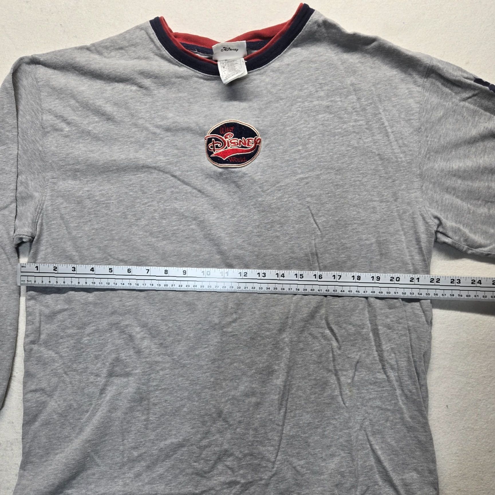Disney VINTAGE Disney Walt Disney World Mickey Mouse T-Shirt Adult Large Gray Retro 90s Logo Size US L / EU 52-54 / 3 - 4 Thumbnail