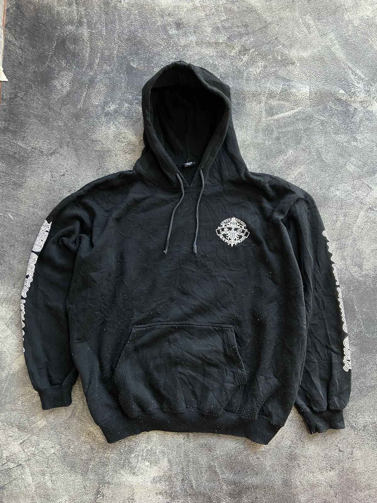 Japanese Brand SevenZeroOne Poems Tribal Logo Hoodie Size US XL / EU 56 / 4 - 1 Thumbnail