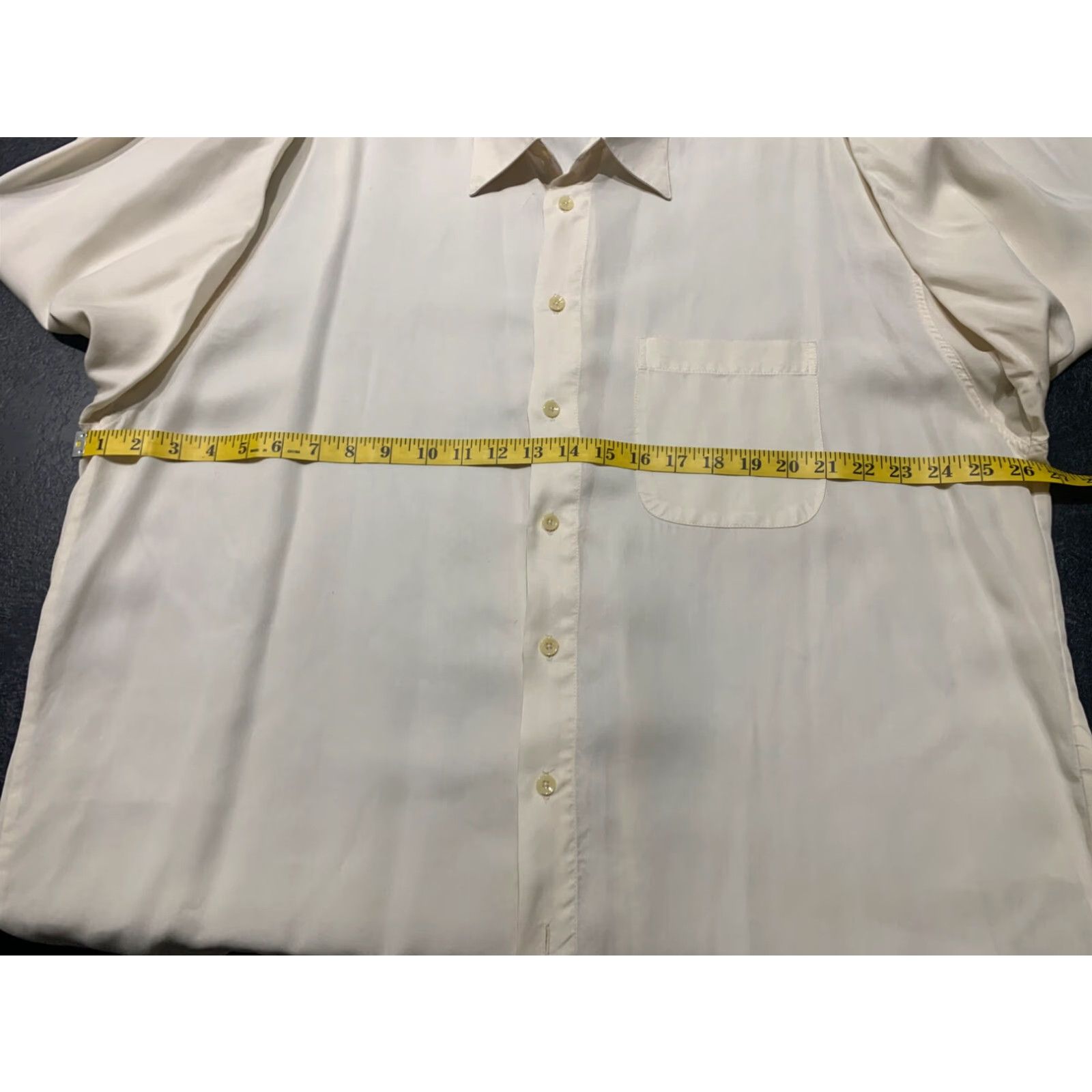 Vintage HAUPT Germany Big & Tall Mens Beige Long Sleeve Button-Down Denim Shirt XXL Size US XXL / EU 58 / 5 - 5 Thumbnail