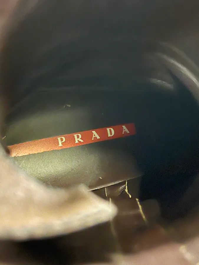 Prada 2000s Prada Dark Brown Leather Ankle Boots Size US 5.5 / EU 38 - 10 Thumbnail