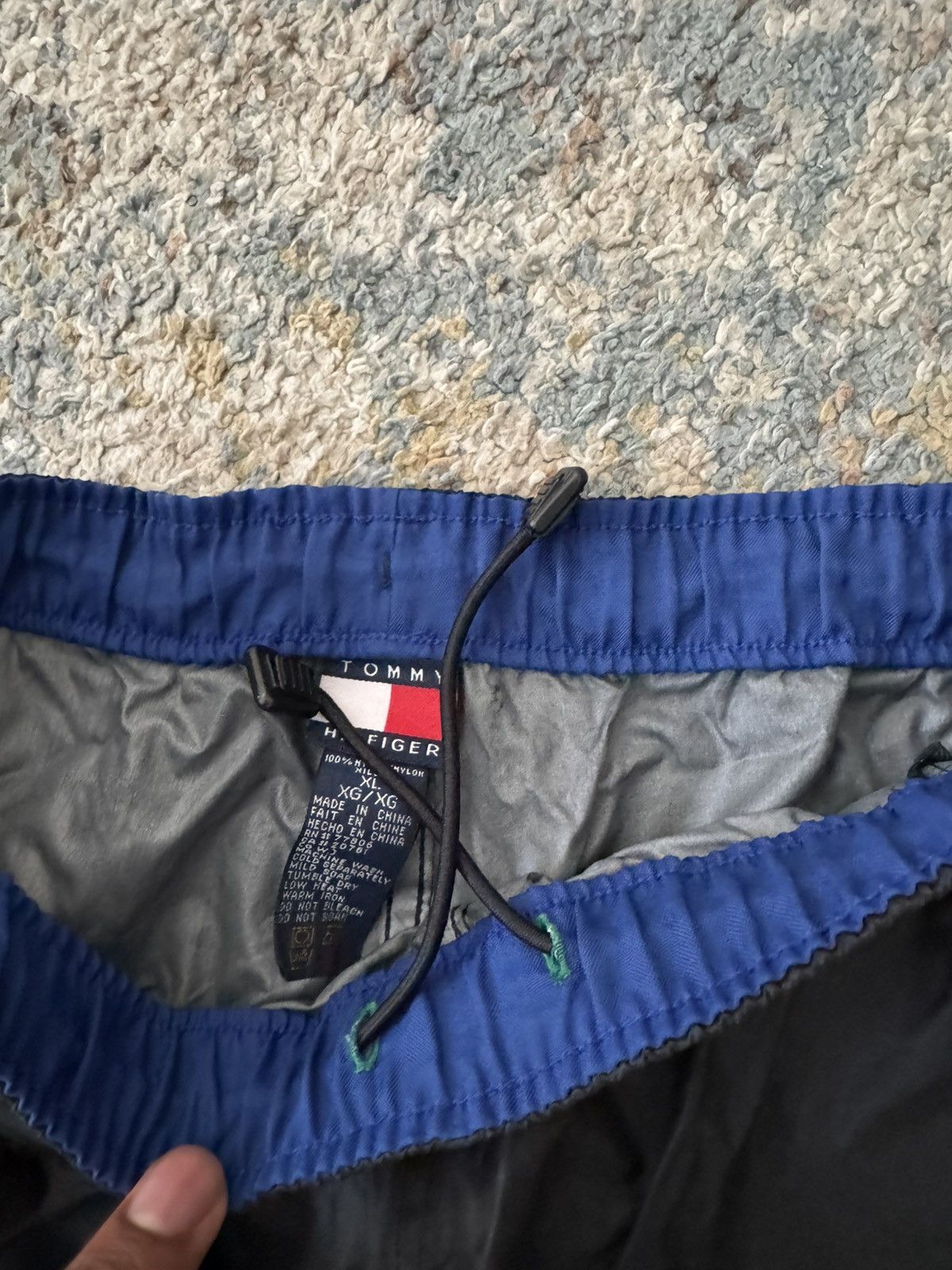 Vintage VTG 90s Tommy Hilfiger Track Pants 32 Large Black Size US 32 / EU 48 - 5 Thumbnail