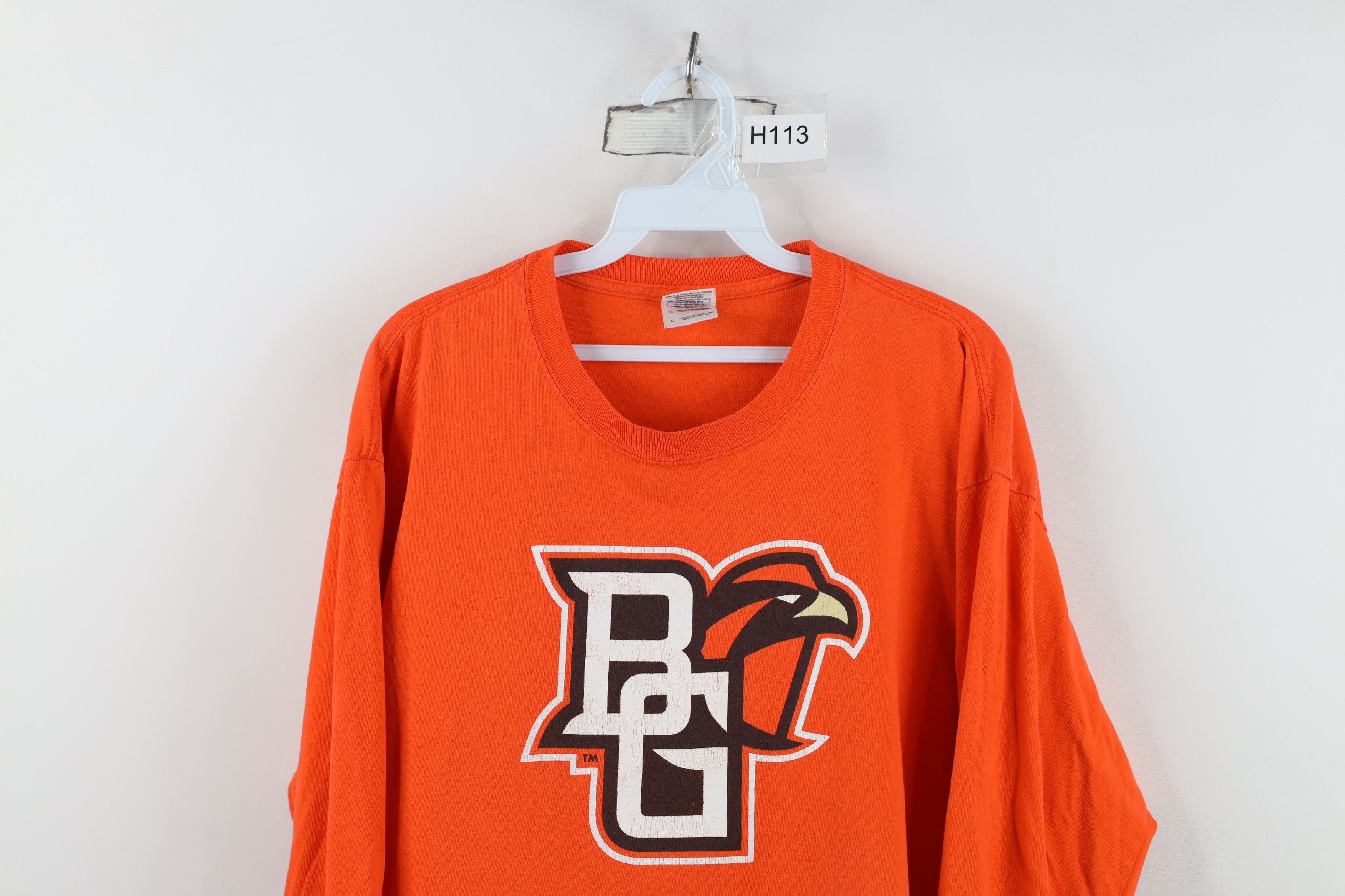 Vintage Vintage Green State University Long Sleeve T-Shirt Orange Size US L / EU 52-54 / 3 - 2 Thumbnail