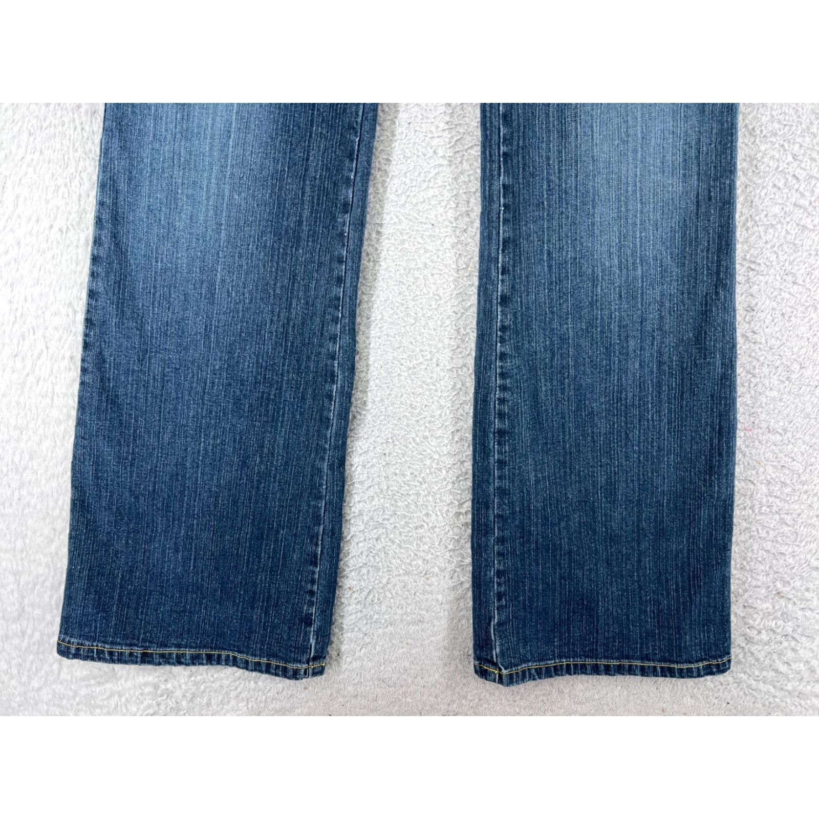 Vintage New York & Company Jeans Womens 2 Tall Blue Denim Bootcut Cotton Low Rise Size 26" / US 2 / IT 38 - 4 Thumbnail