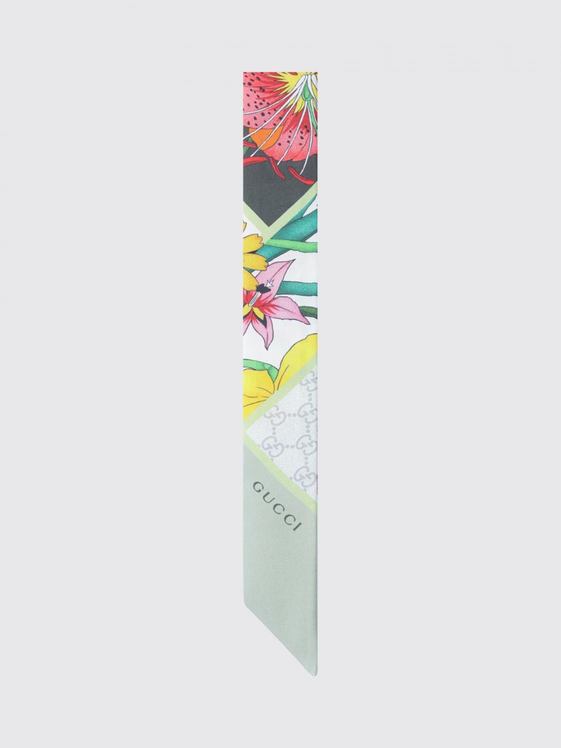 Gucci Gucci Neck Scarf Woman Olive Size ONE SIZE - 1 Thumbnail