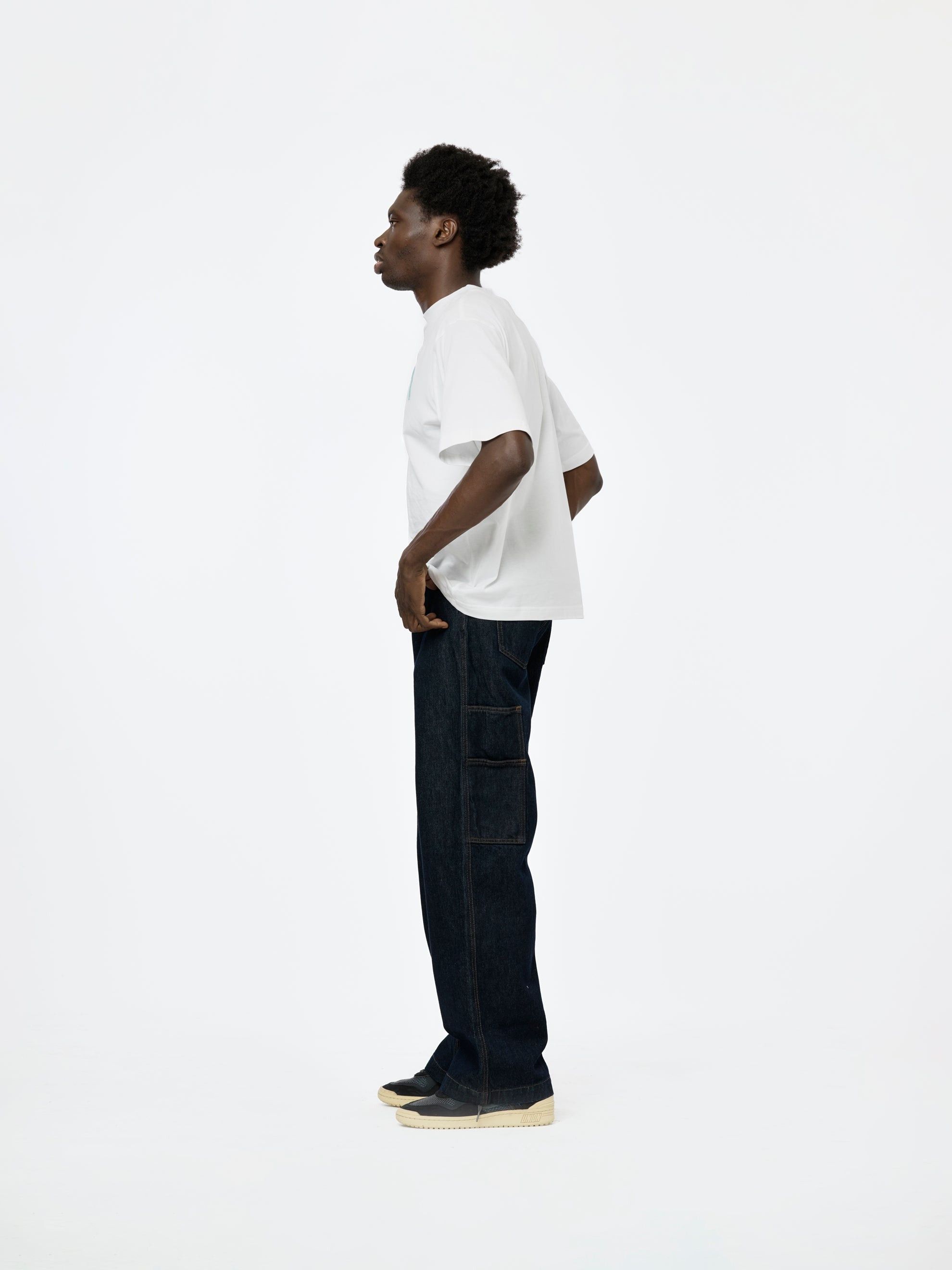 Marni o1w1db11125 Brushed Logo T-Shirt in White Size US M / EU 48-50 / 2 - 4 Thumbnail