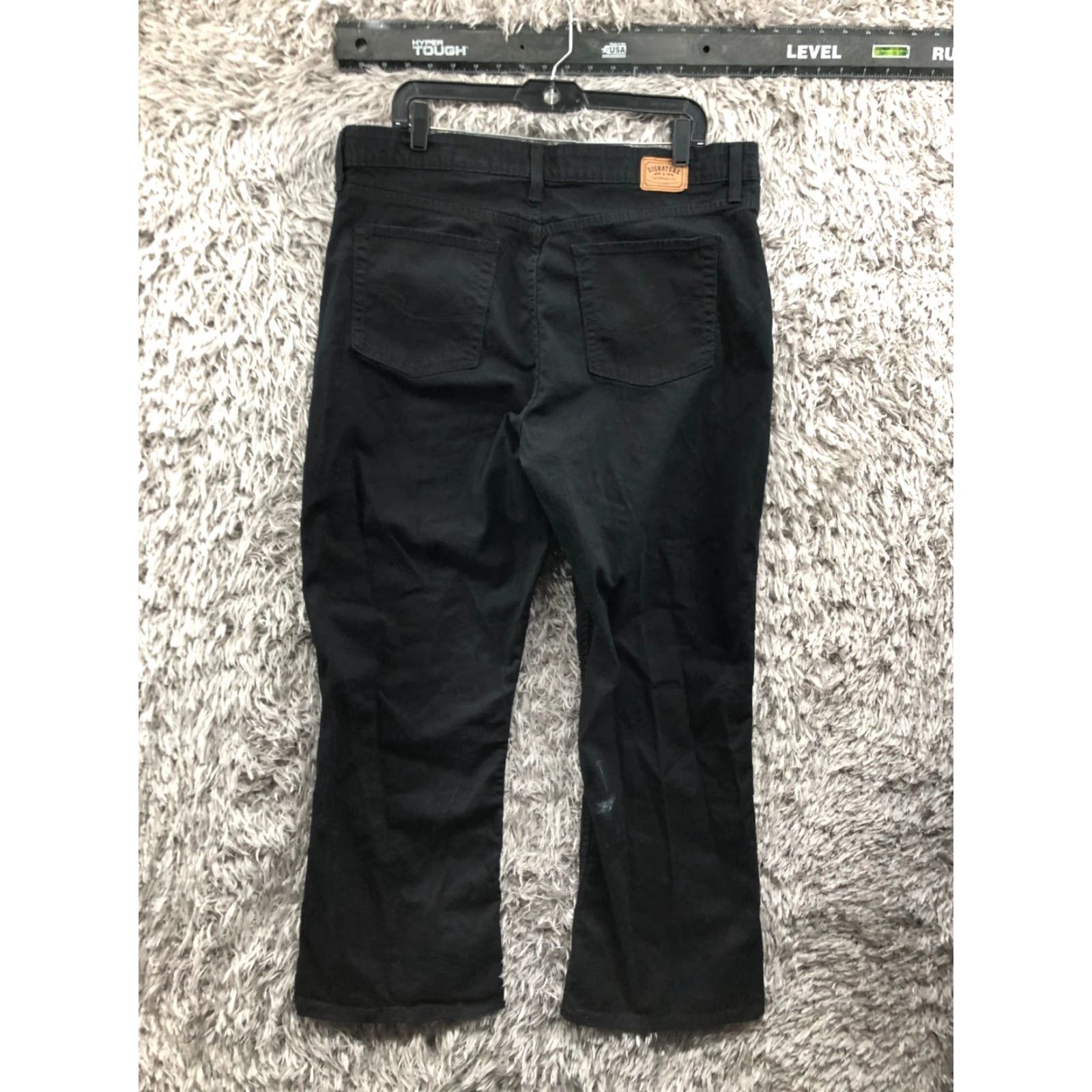 Levi's Levi's Womens Chino Pants Bootcut 18W Plus Size High Rise Black 29 Inseam Knit Fabric Pockets Elastic Waist Regular Size 40" / US 18 - 5 Thumbnail