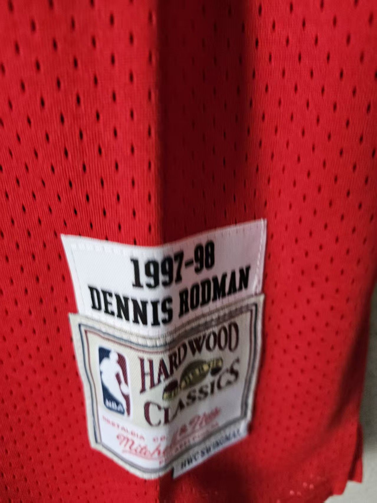 NBA Bulls 91 Dennis Rodman Jersey Red Size US S / EU 44-46 / 1 - 4 Thumbnail