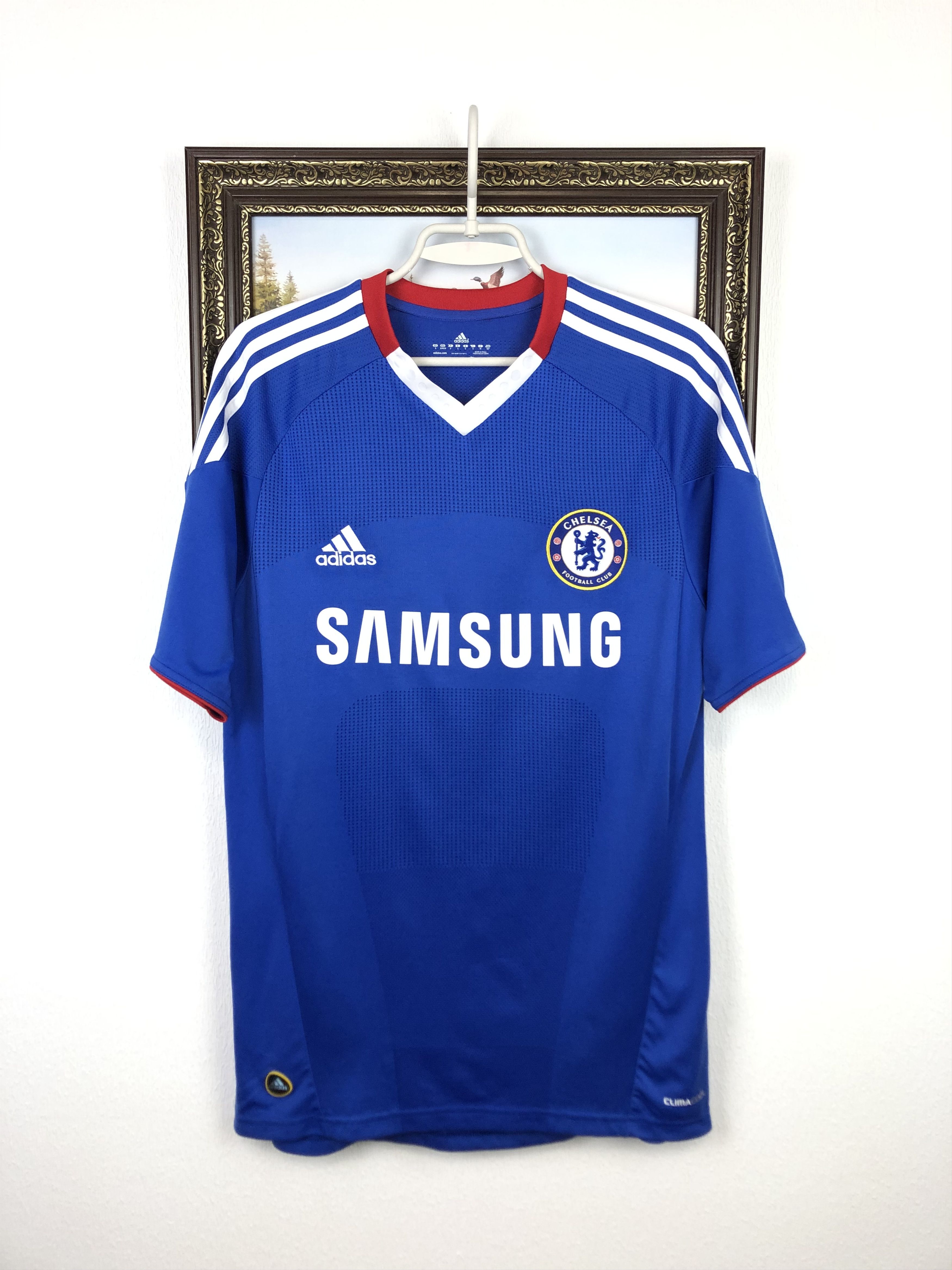 Adidas Chelsea Home football shirt 2010 Soccer Adidas Jersey Blue Size US S / EU 44-46 / 1 - 1 Thumbnail