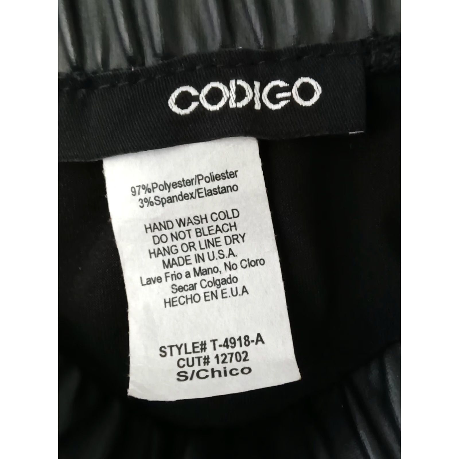 Vintage Codigo Shoes? Racetrack Theme 2-Piece Skirt + Crop Top Leather Effect Black/White S Womens Set Upscale? Size S / US 4 / IT 40 - 6 Thumbnail