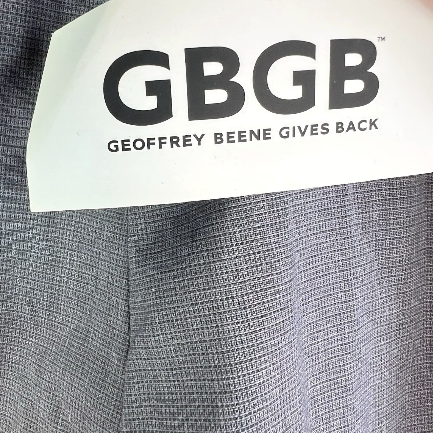 Geoffrey Beene VINTAGE N/A? Geoffrey Bean Performance Flex Pant Mens 52 Gray Check Dress Pants Regular 52x33 Gray Check Geoffrey Bean Mens Pants Size US 36 / EU 52 - 7 Thumbnail