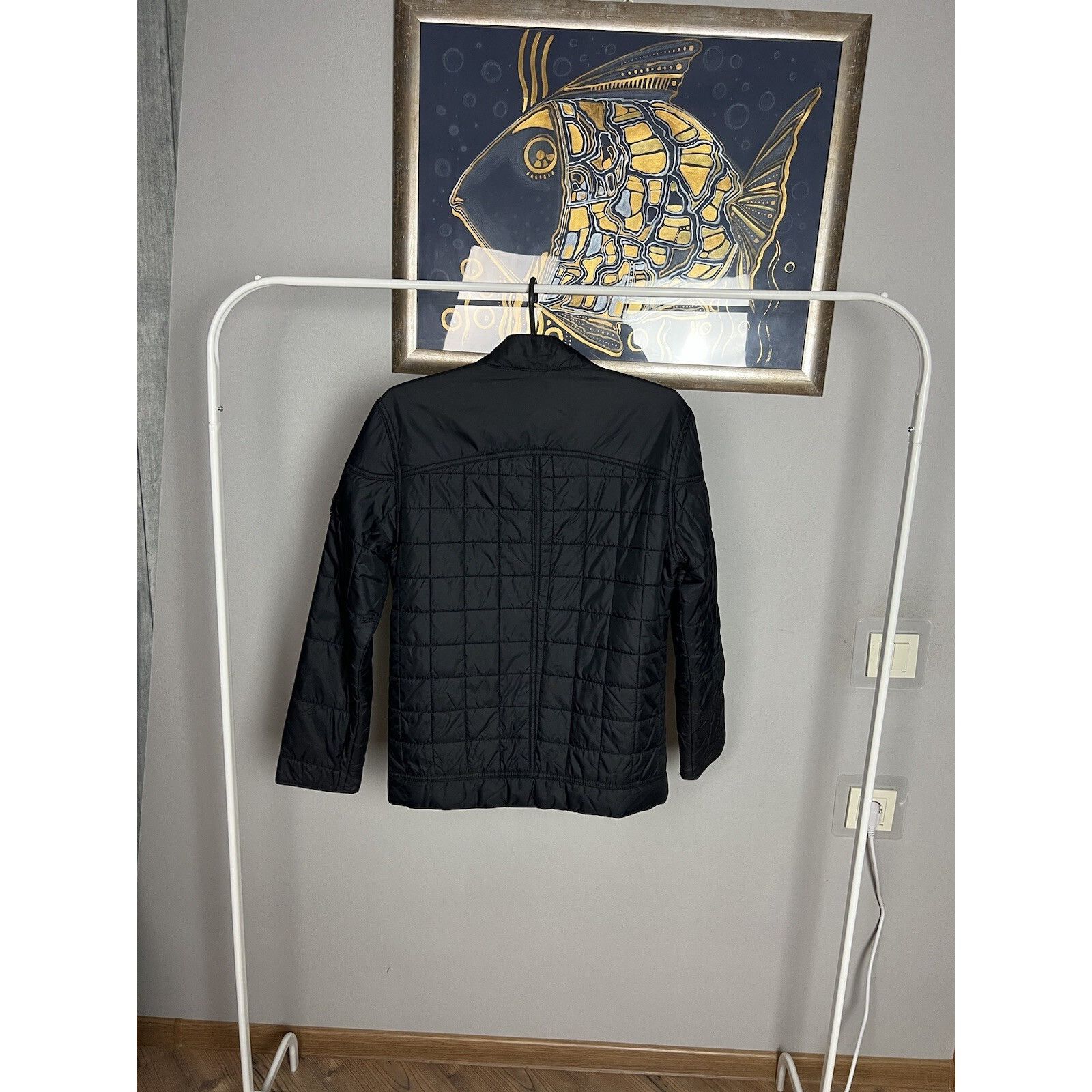 Barbour Barbour Burnout Quilt Men`s Black Quilted Jacket Size S Size US S / EU 44-46 / 1 - 8 Thumbnail