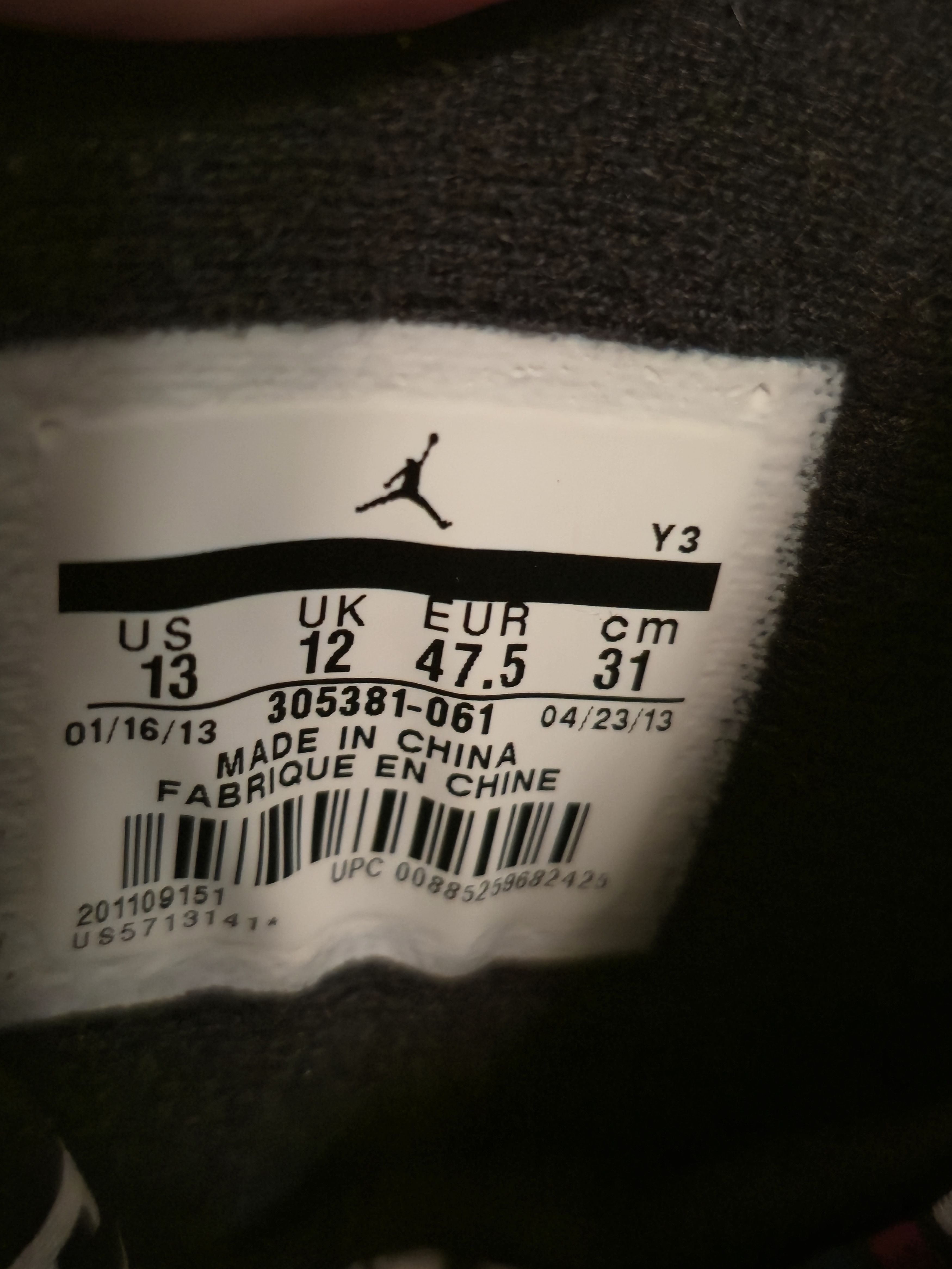 Jordan Brand 2013 Jordan 8 Retro "Playoff" Size US 13 / EU 46 - 7 Thumbnail