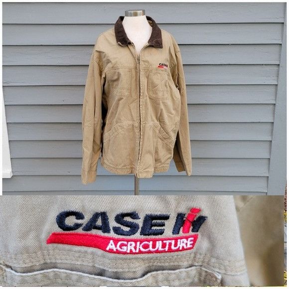 Vintage Vintage 90s y2k Case Agriculture Tan Chore Jacket Barn Farm Size US XL / EU 56 / 4 - 4 Thumbnail