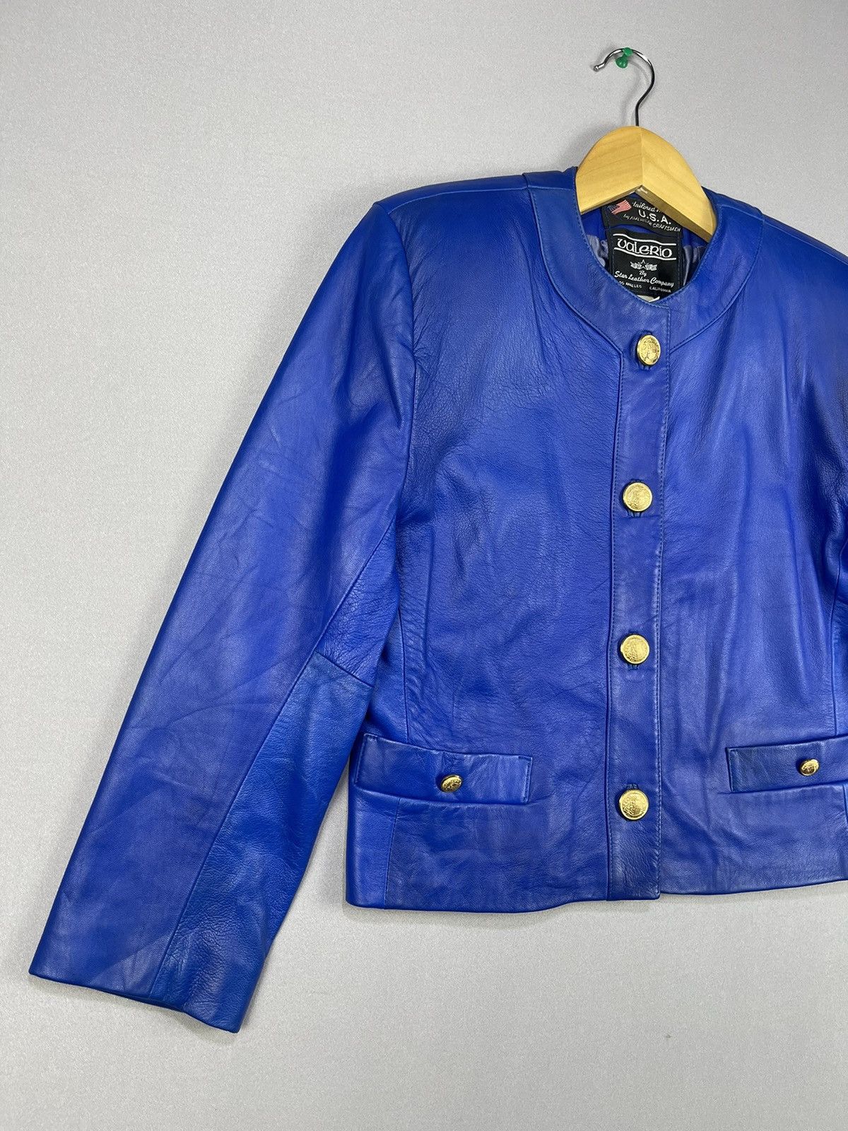 Vintage Vintage VALERIO Star Leather Company Crop Top Size S / US 4 / IT 40 - 2 Thumbnail