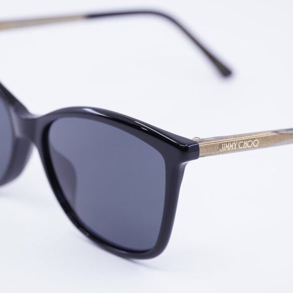 Jimmy Choo Jimmy Choo BA/G/S 0807 IR Sunglasses Black/Crystal Cat Eye Size ONE SIZE - 2 Thumbnail