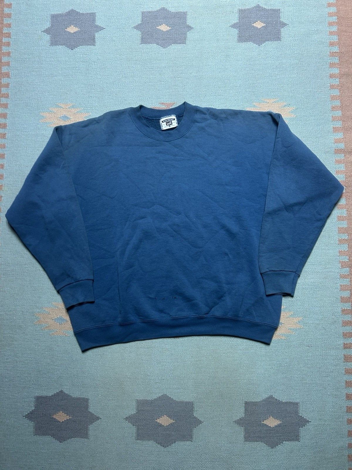 Vintage Vtg 80 crewneck sweatshirt Lee heavyweight faded gradient XL Size US XL / EU 56 / 4 - 1 Thumbnail