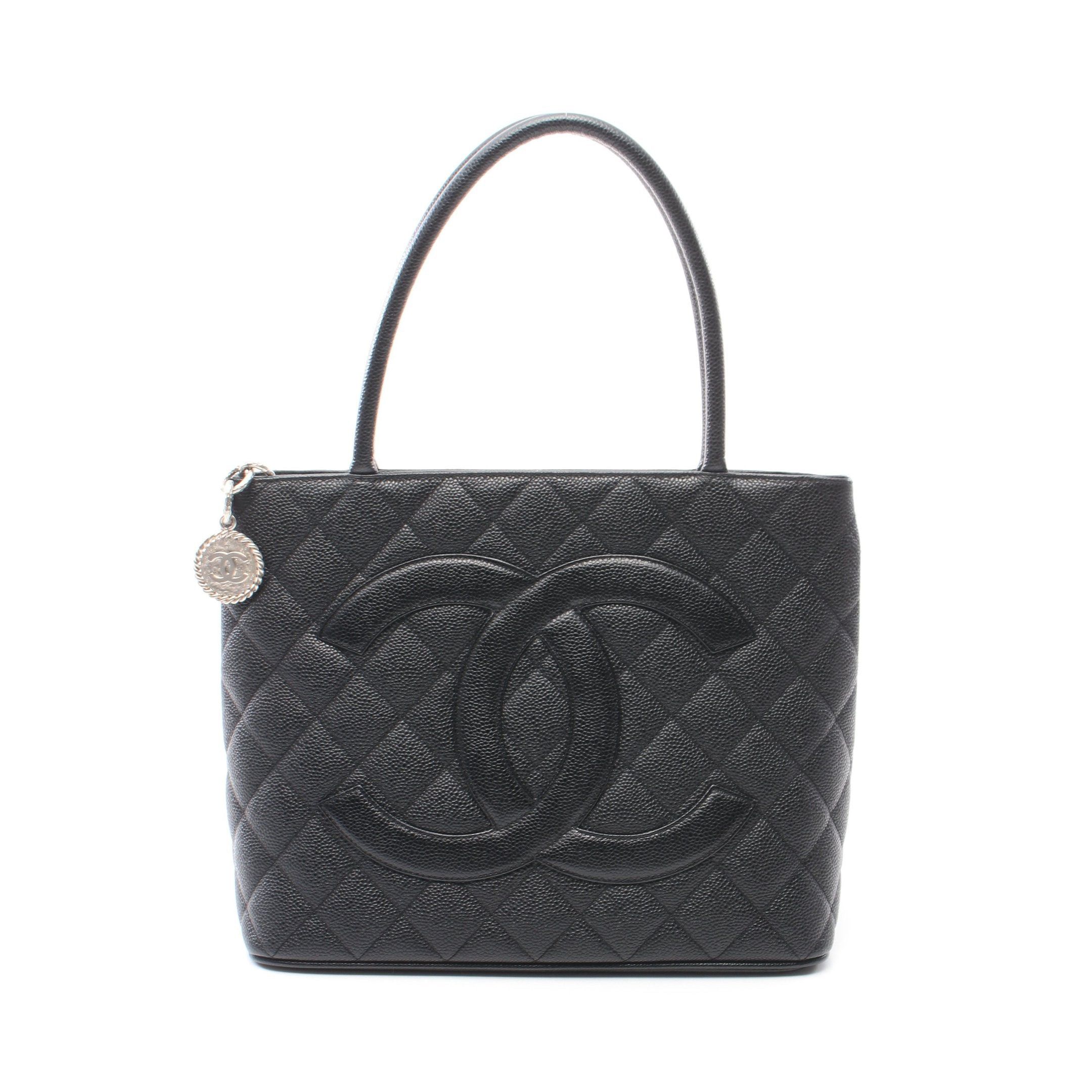 Chanel Chanel Reissue Tote Handbag Bag Caviar Skin Black Silver Hardware Size ONE SIZE - 1 Thumbnail