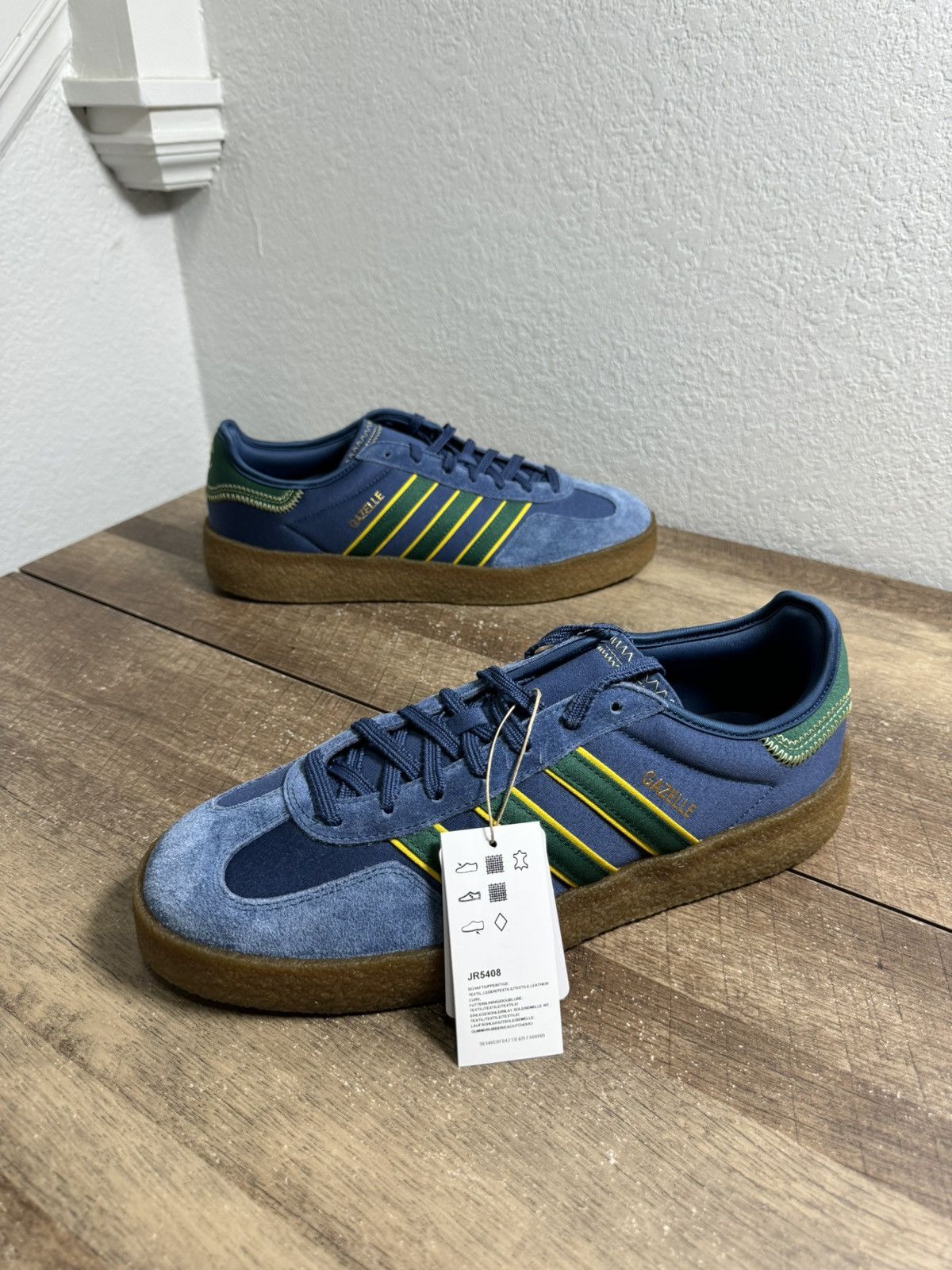 Adidas Adidas x CLOT Originals Gazelle Night Marine Men's 12 Size US 12 / EU 45 - 2 Thumbnail
